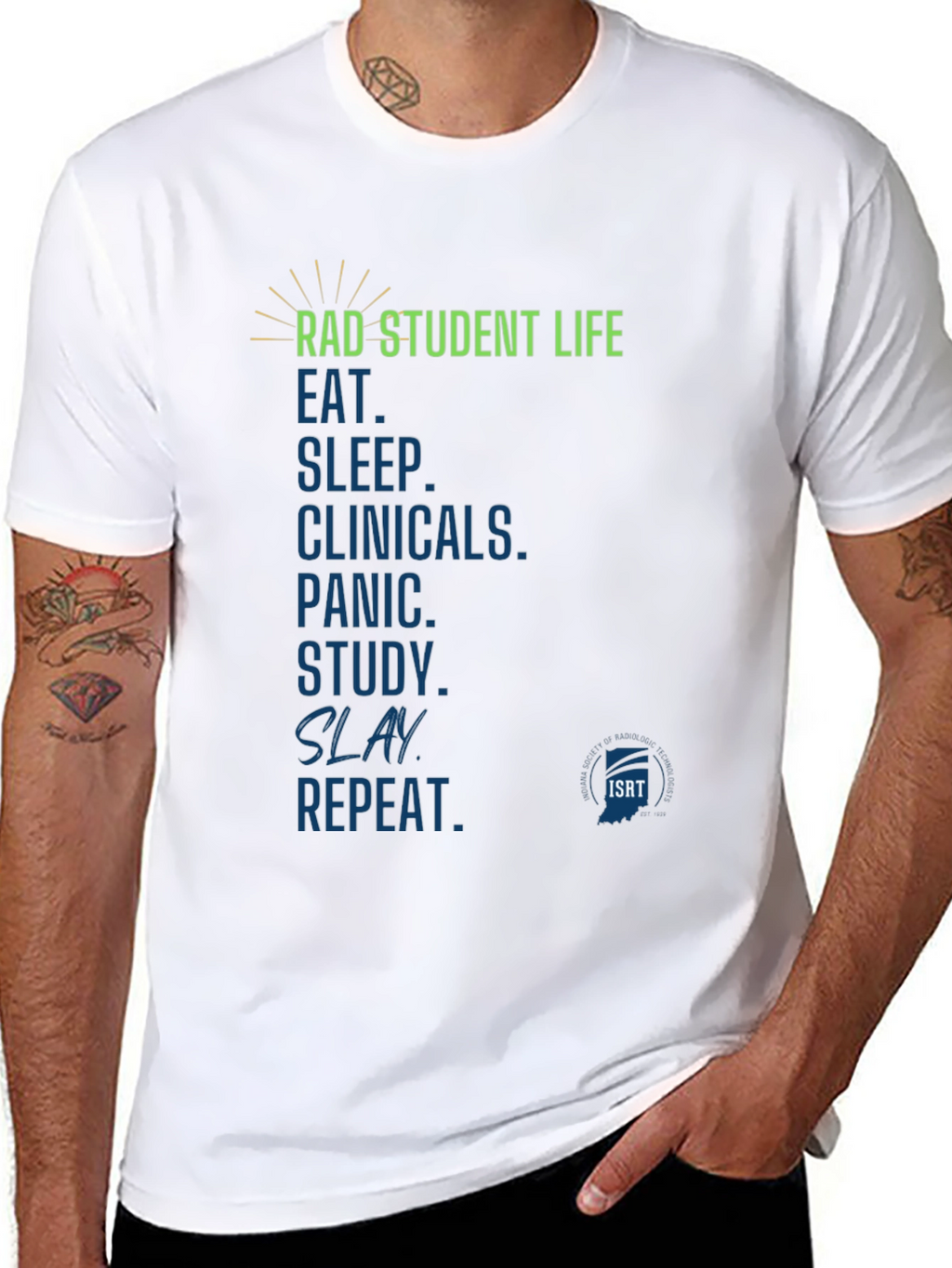 Rad Student Life T-Shirt - Radiography Student Tee