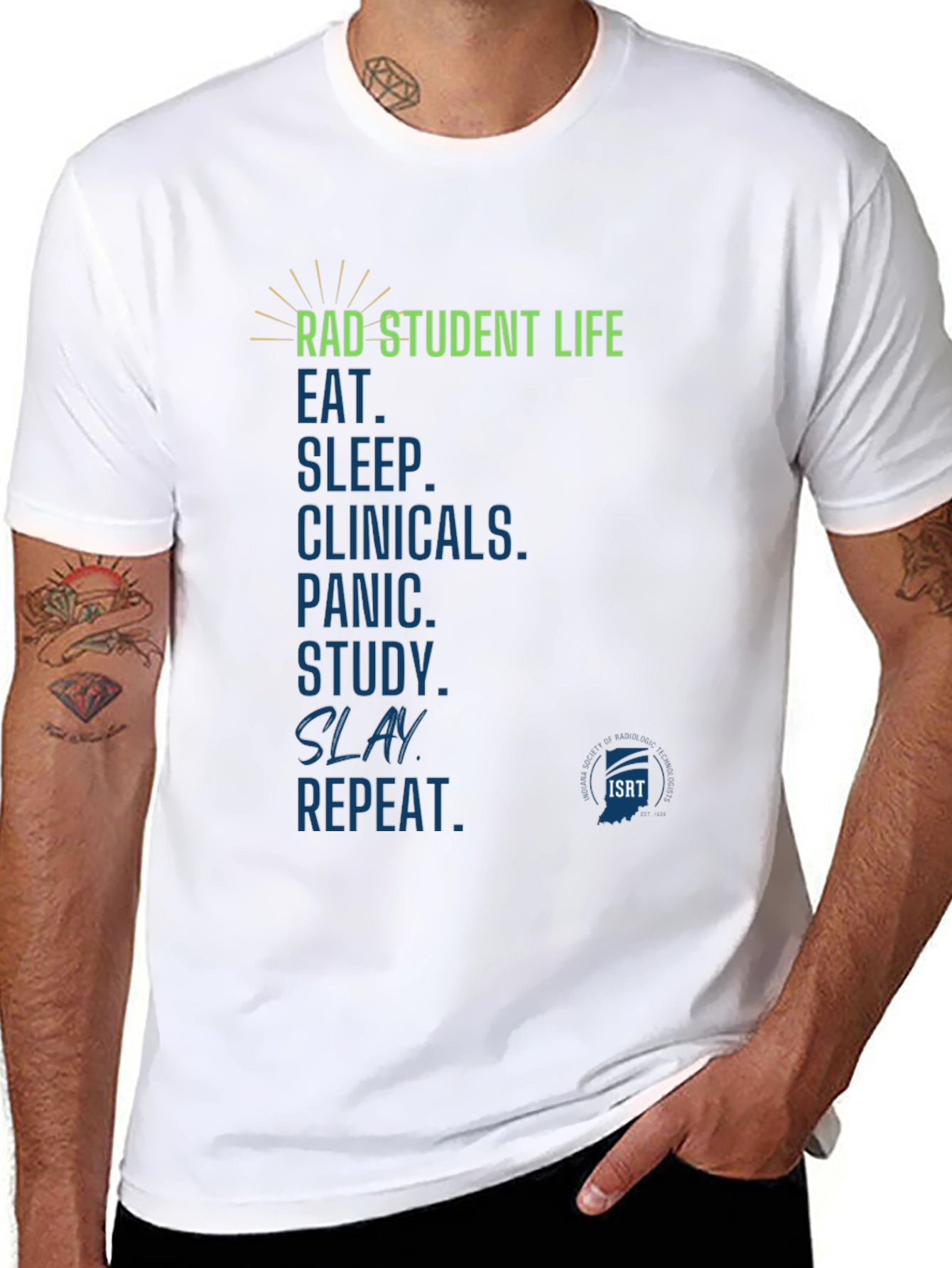 Rad Student Life T-Shirt - Radiography Student Tee