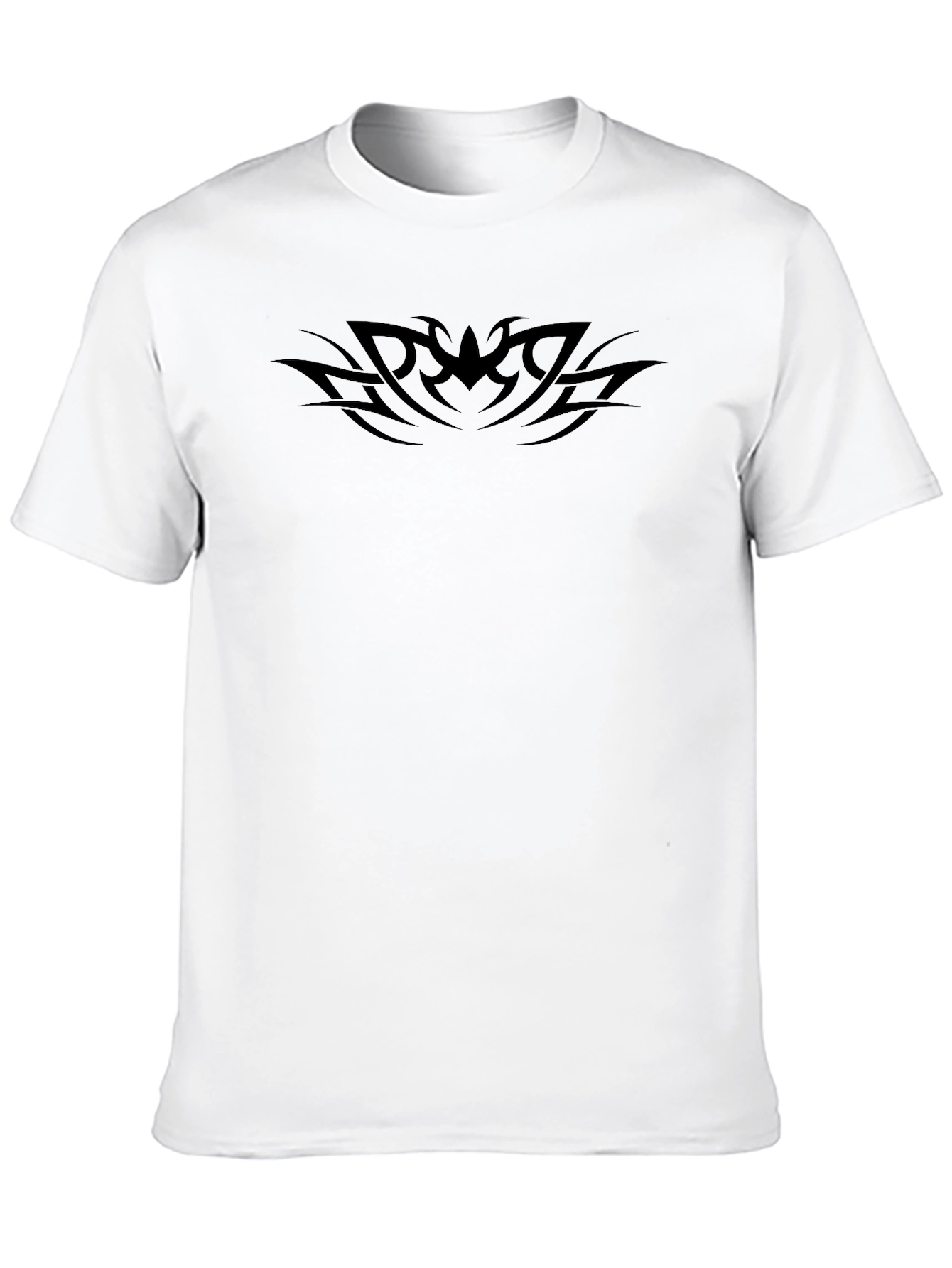 Mens Black Tribal Graphic Tee