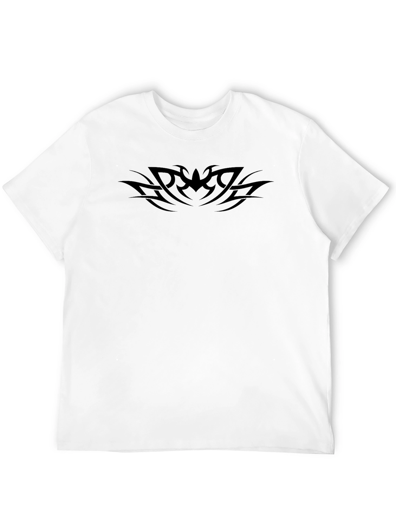 Mens Black Tribal Graphic Tee