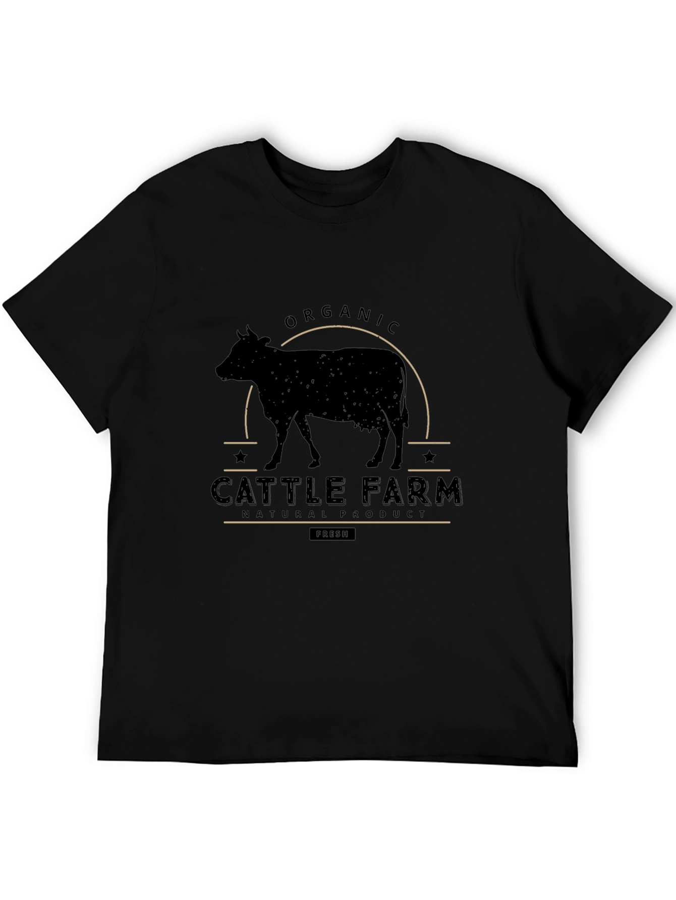 Organic Cattle Farm Graphic Tee