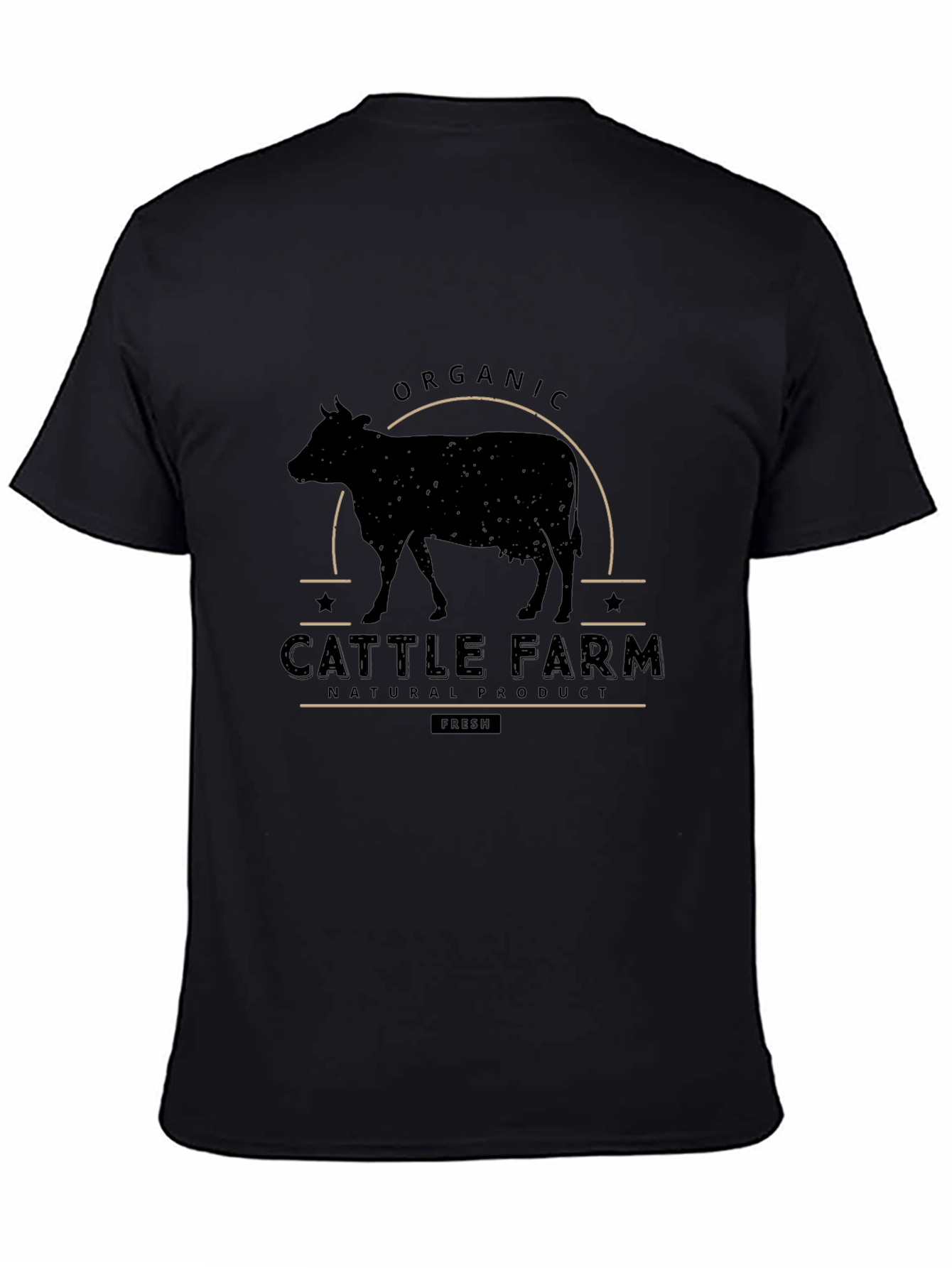 Organic Cattle Farm Graphic Tee