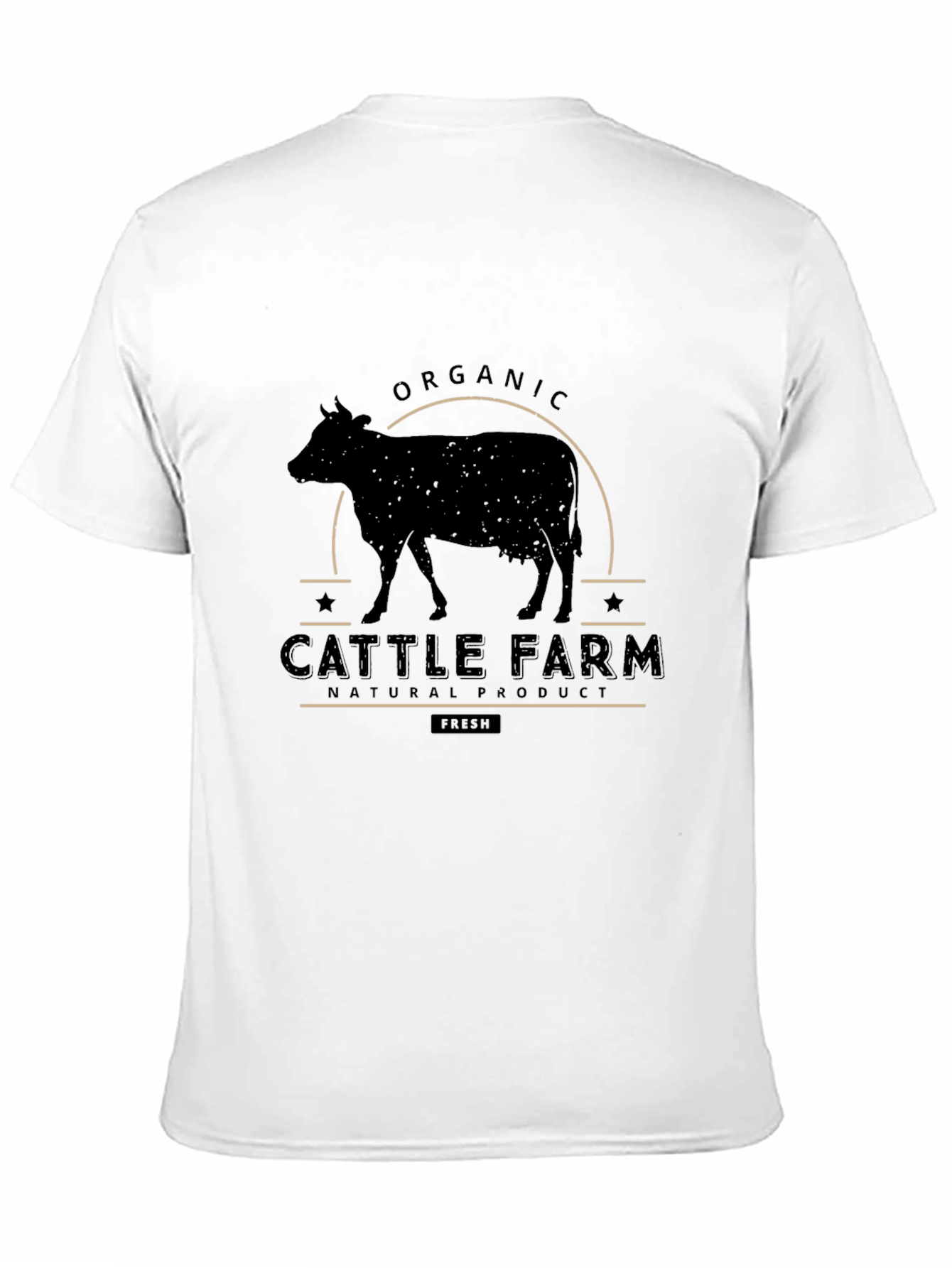 Organic Cattle Farm Graphic Tee