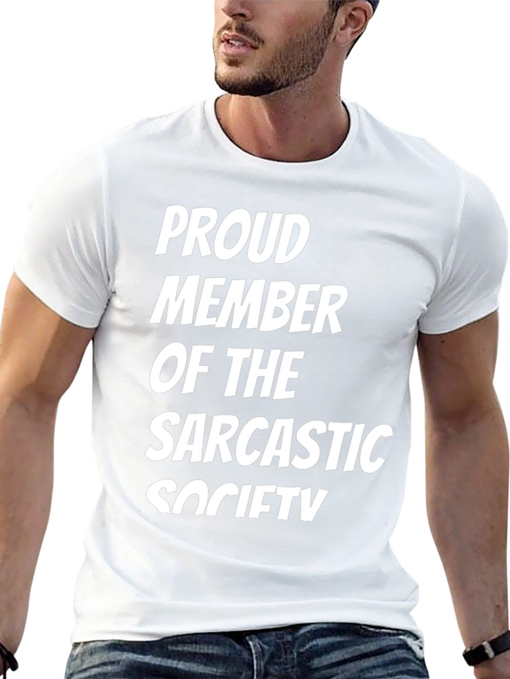 Sarcastic Society Tee - Mens Black Graphic T-Shirt