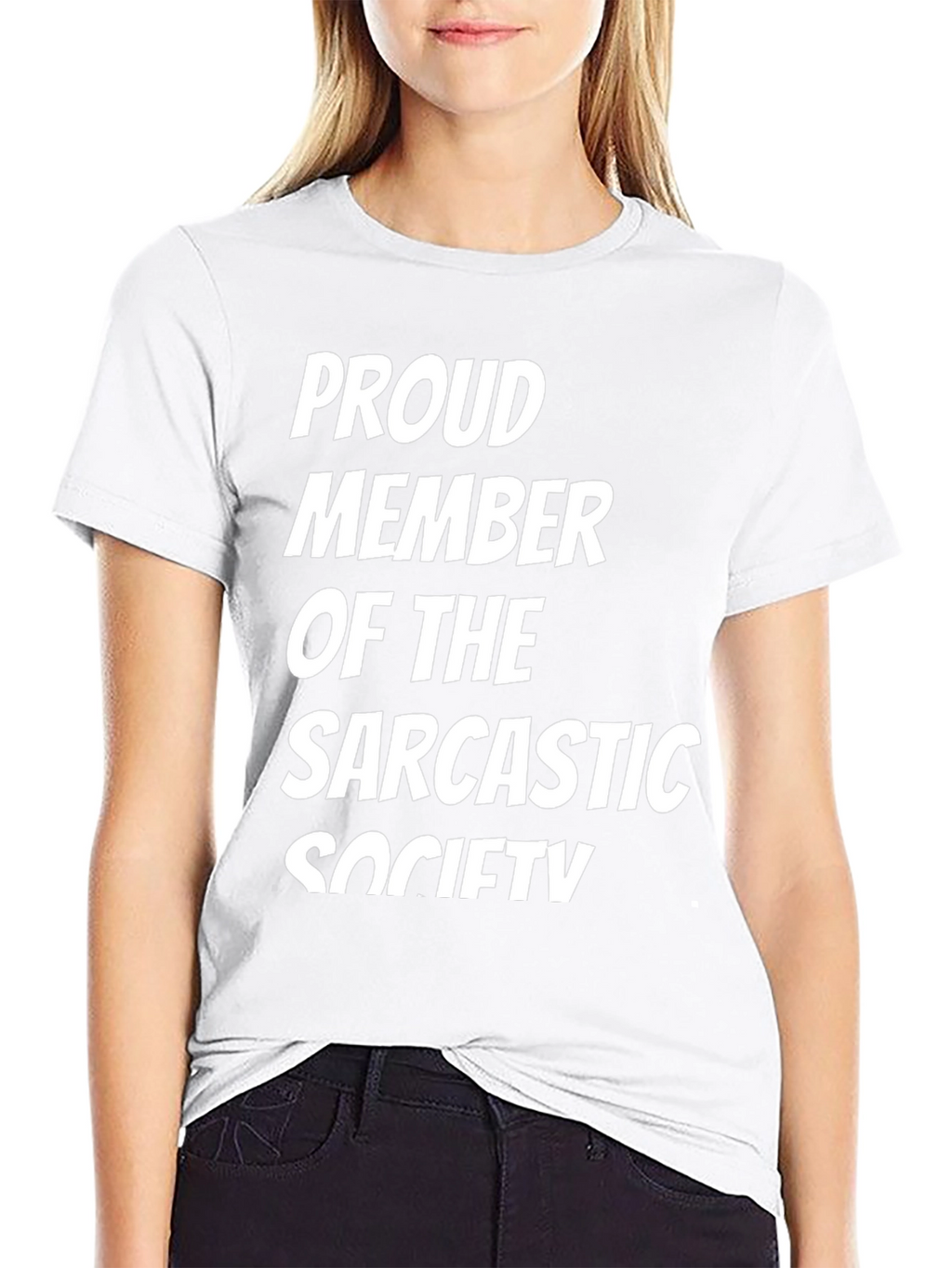 Sarcastic Society Tee - Mens Black Graphic T-Shirt