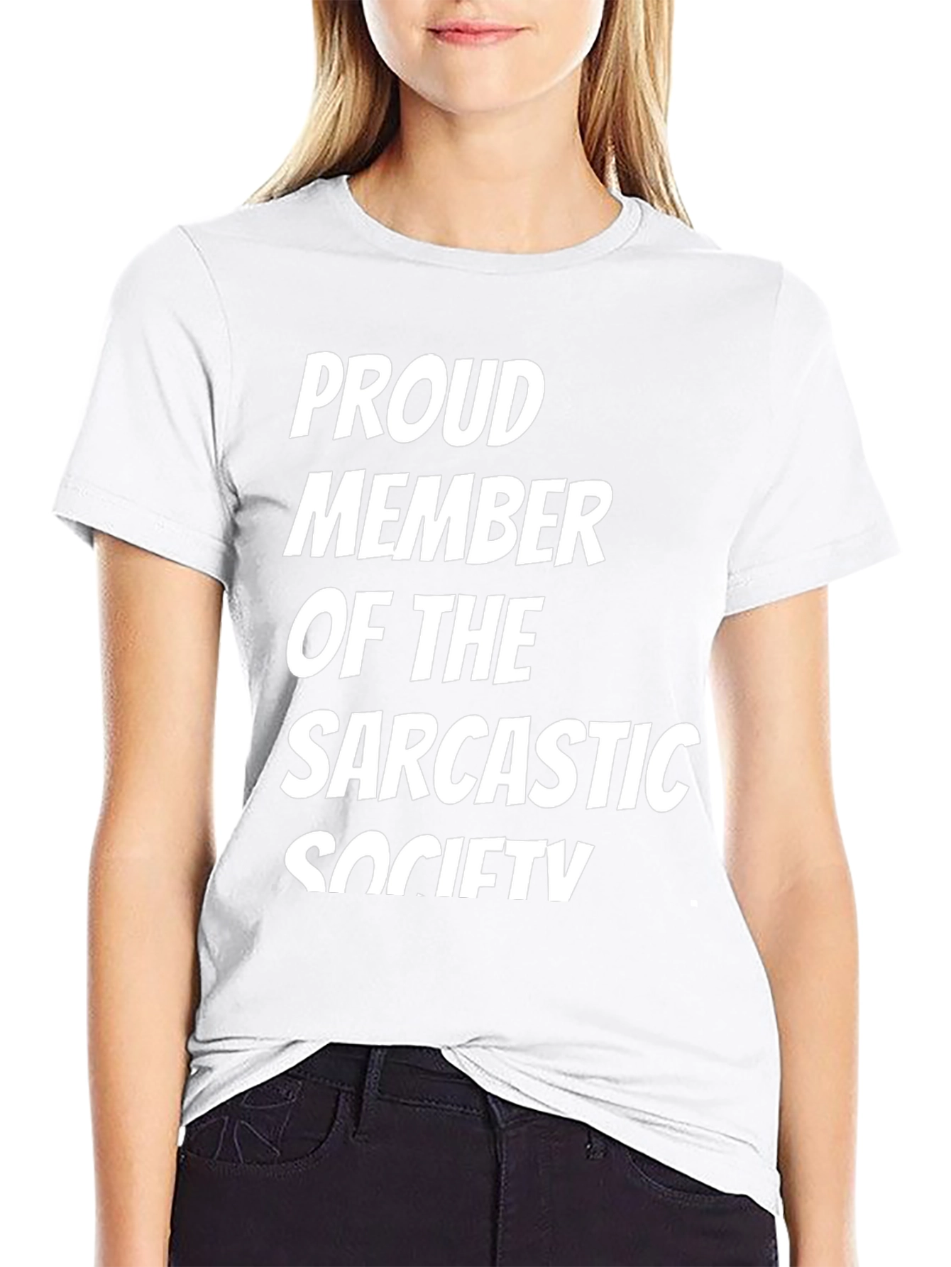 Sarcastic Society Tee - Mens Black Graphic T-Shirt
