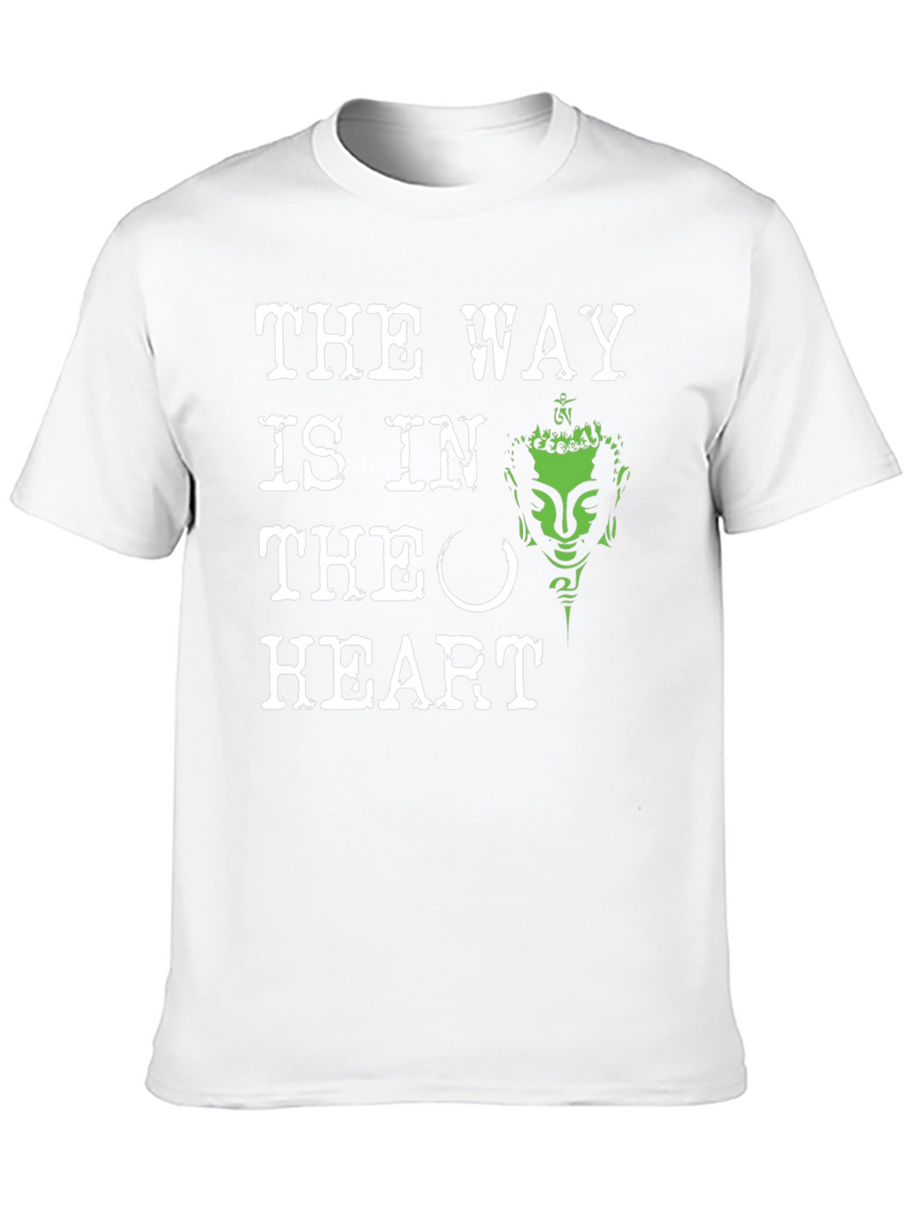 The Way Is In The Heart Buddha Graphic Tee