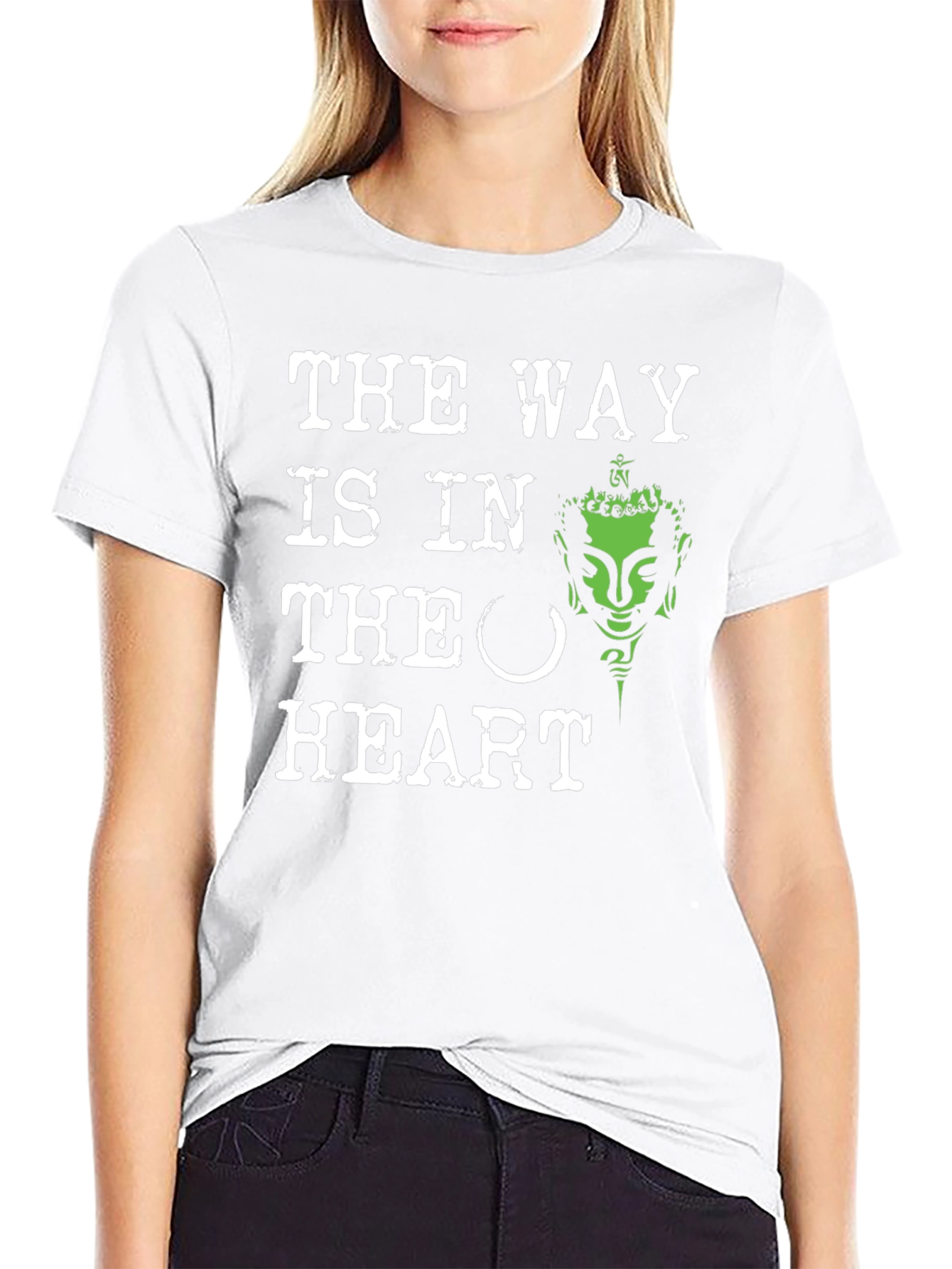 The Way Is In The Heart Buddha Graphic Tee