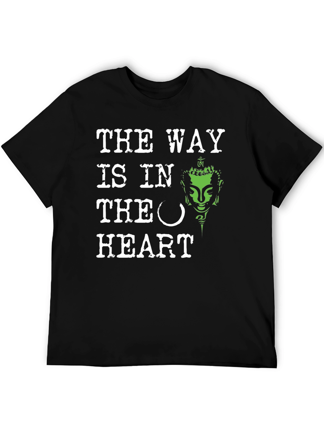 The Way Is In The Heart Buddha Graphic Tee