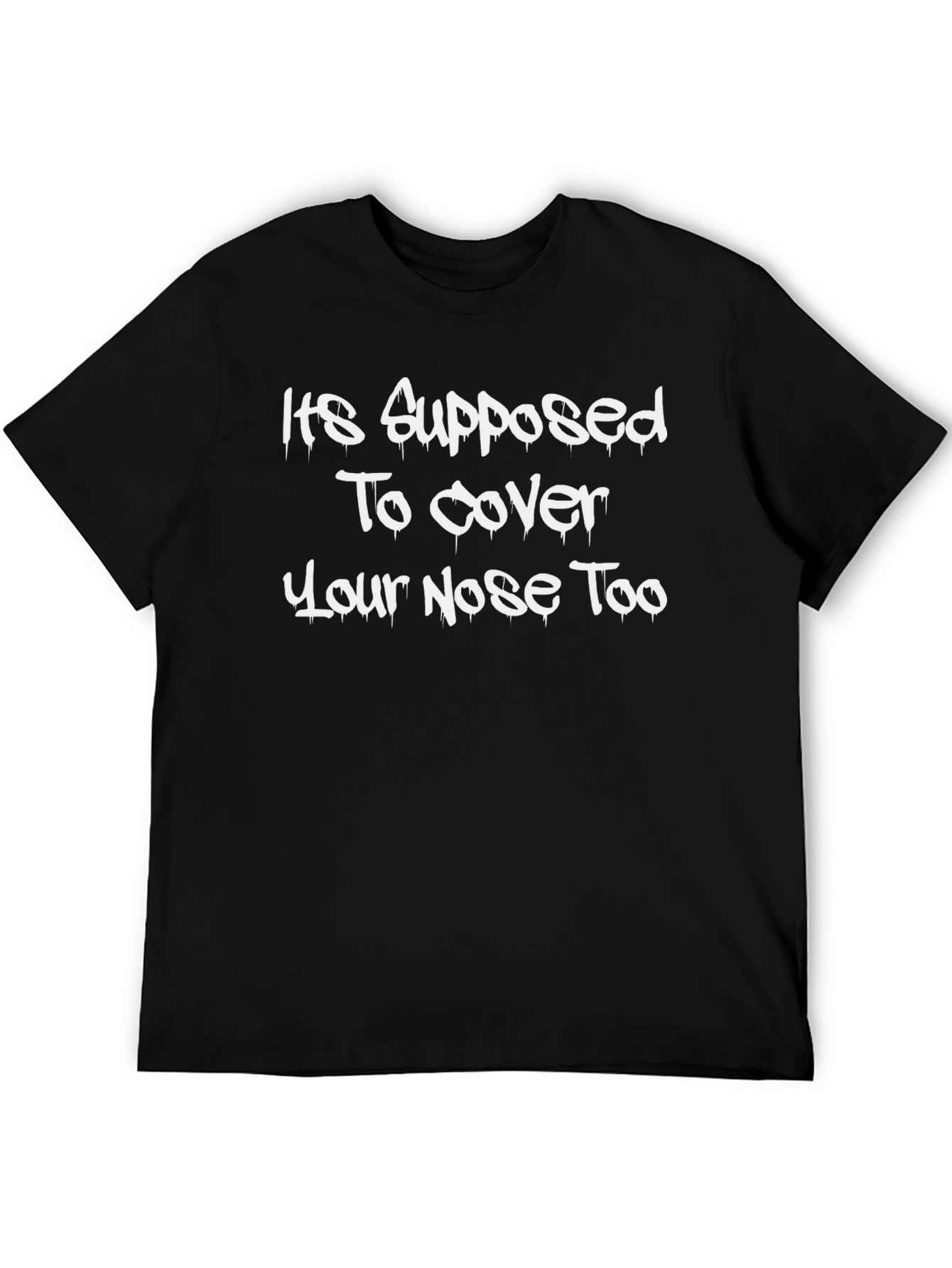 Humorous Face Covering T-Shirt