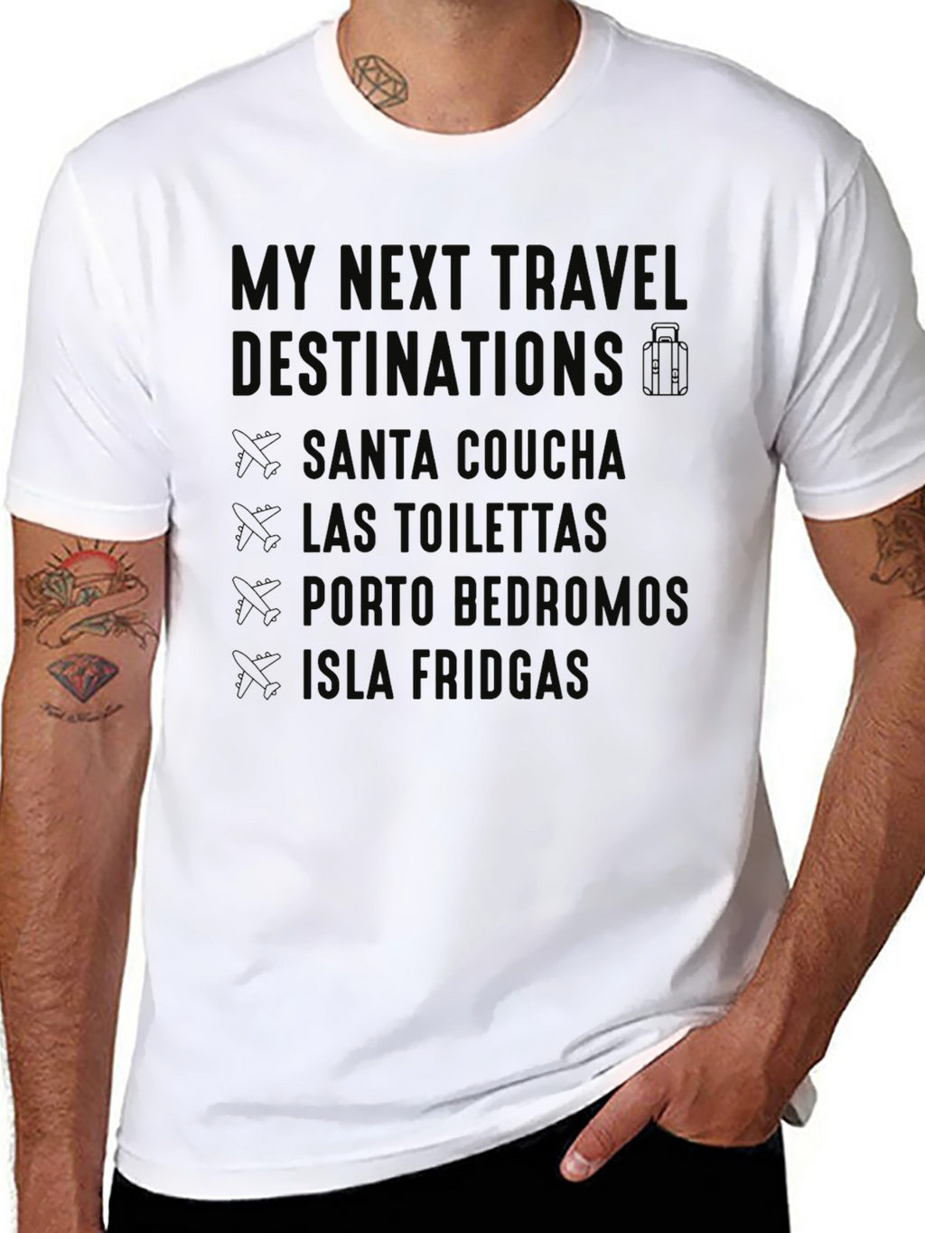 Funny Travel Destination T-Shirt