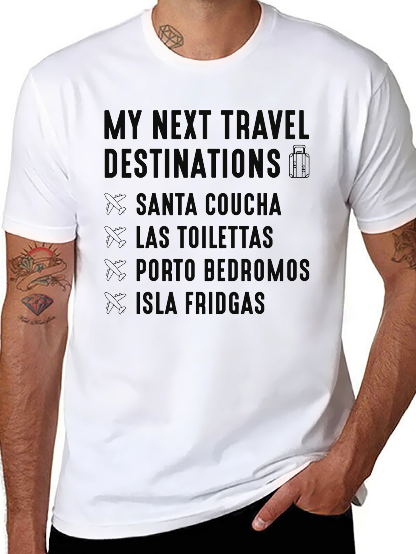 Funny Travel Destination T-Shirt