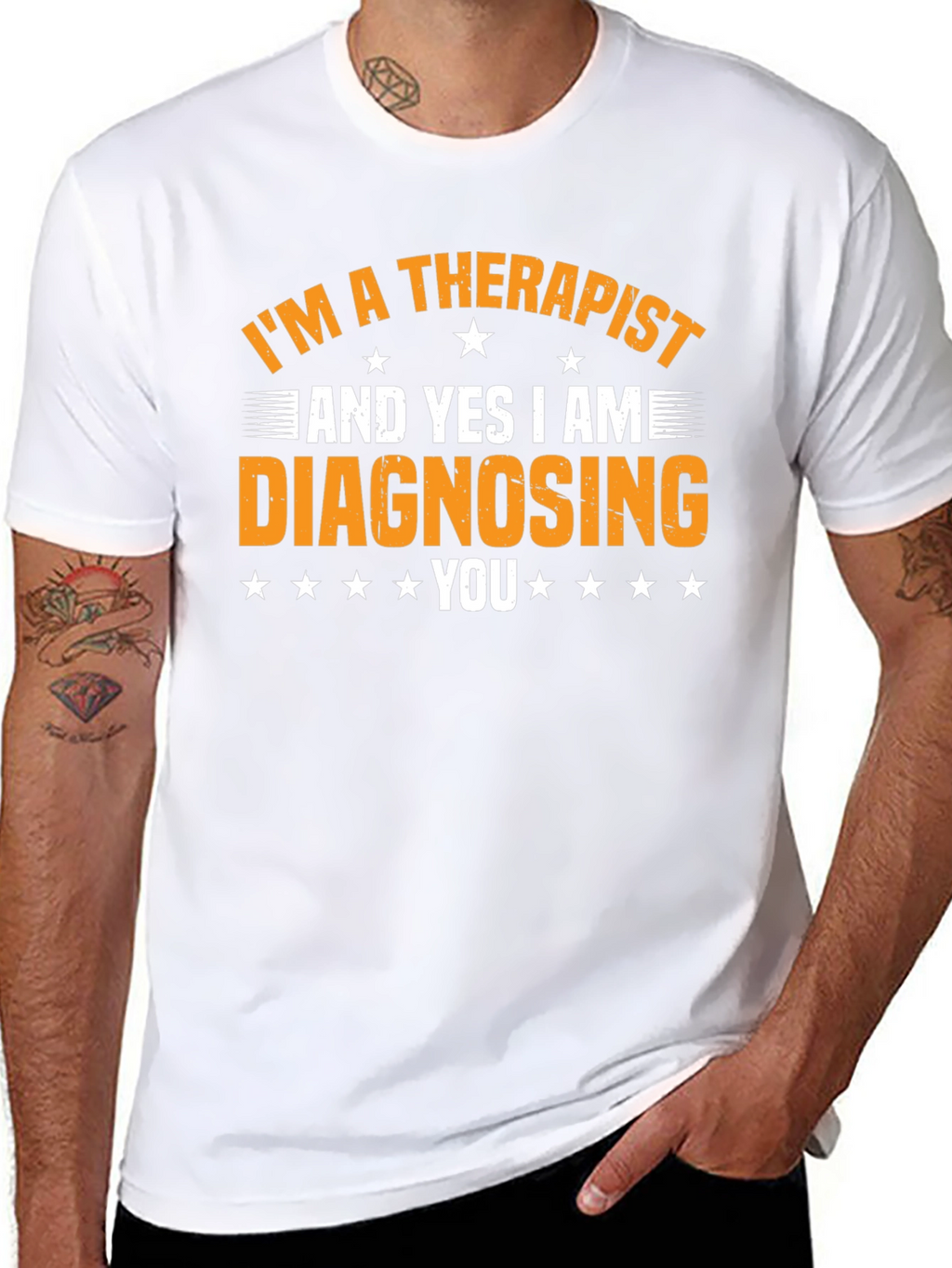 Therapist Diagnosing Funny Graphic Tee