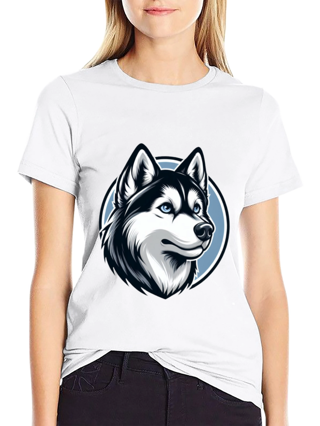 Husky Graphic Tee - Stylish Dog Lovers T-Shirt
