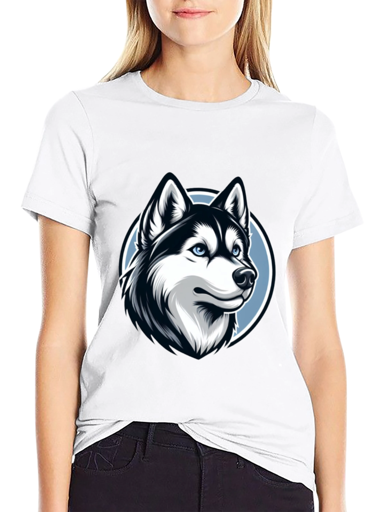 Husky Graphic Tee - Stylish Dog Lovers T-Shirt