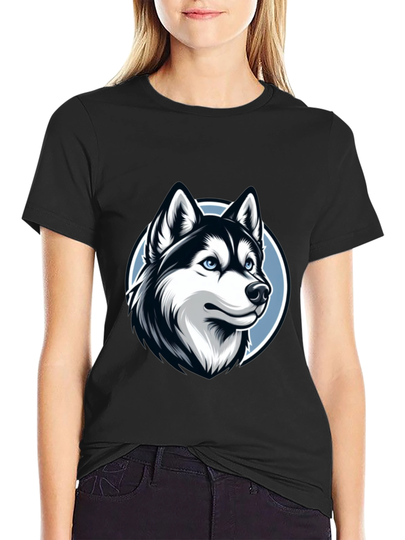 Husky Graphic Tee - Stylish Dog Lovers T-Shirt