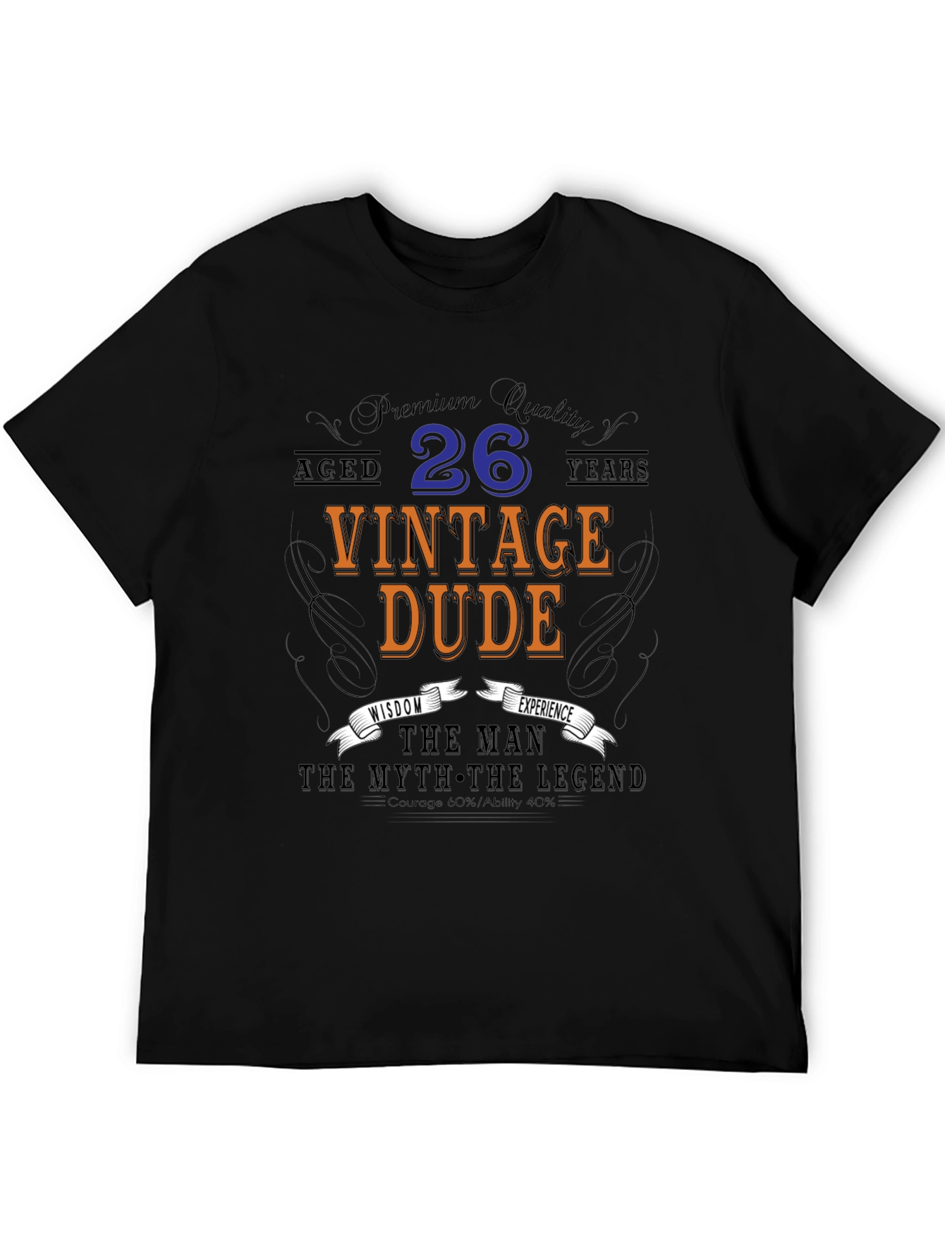 Vintage Dude 26th Birthday T-Shirt
