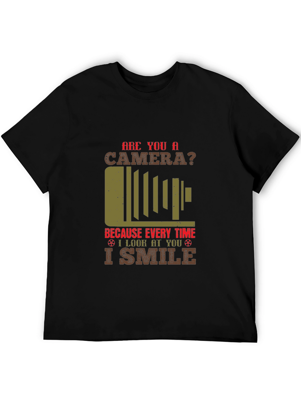 Camera Humor Graphic T-Shirt