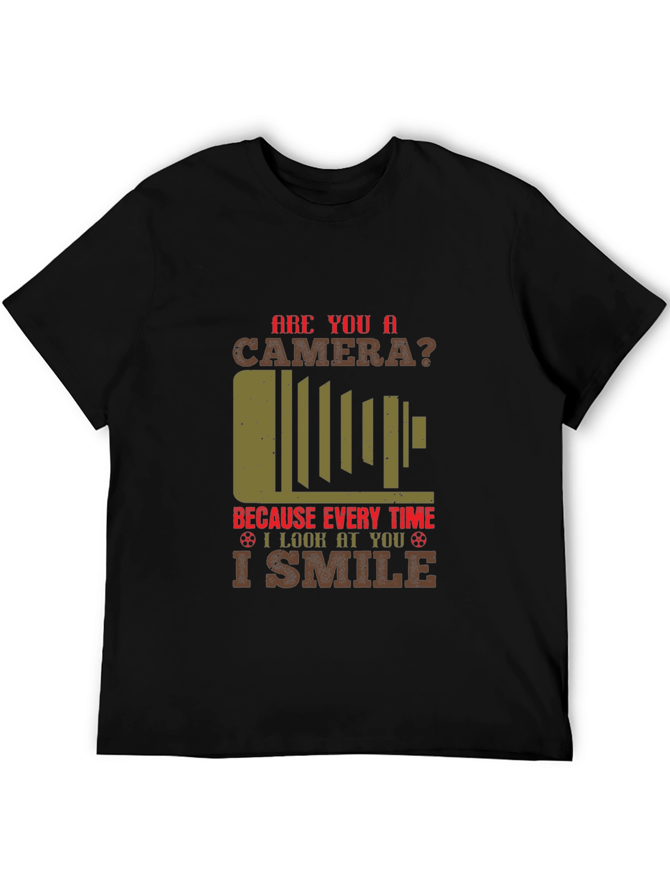 Camera Humor Graphic T-Shirt