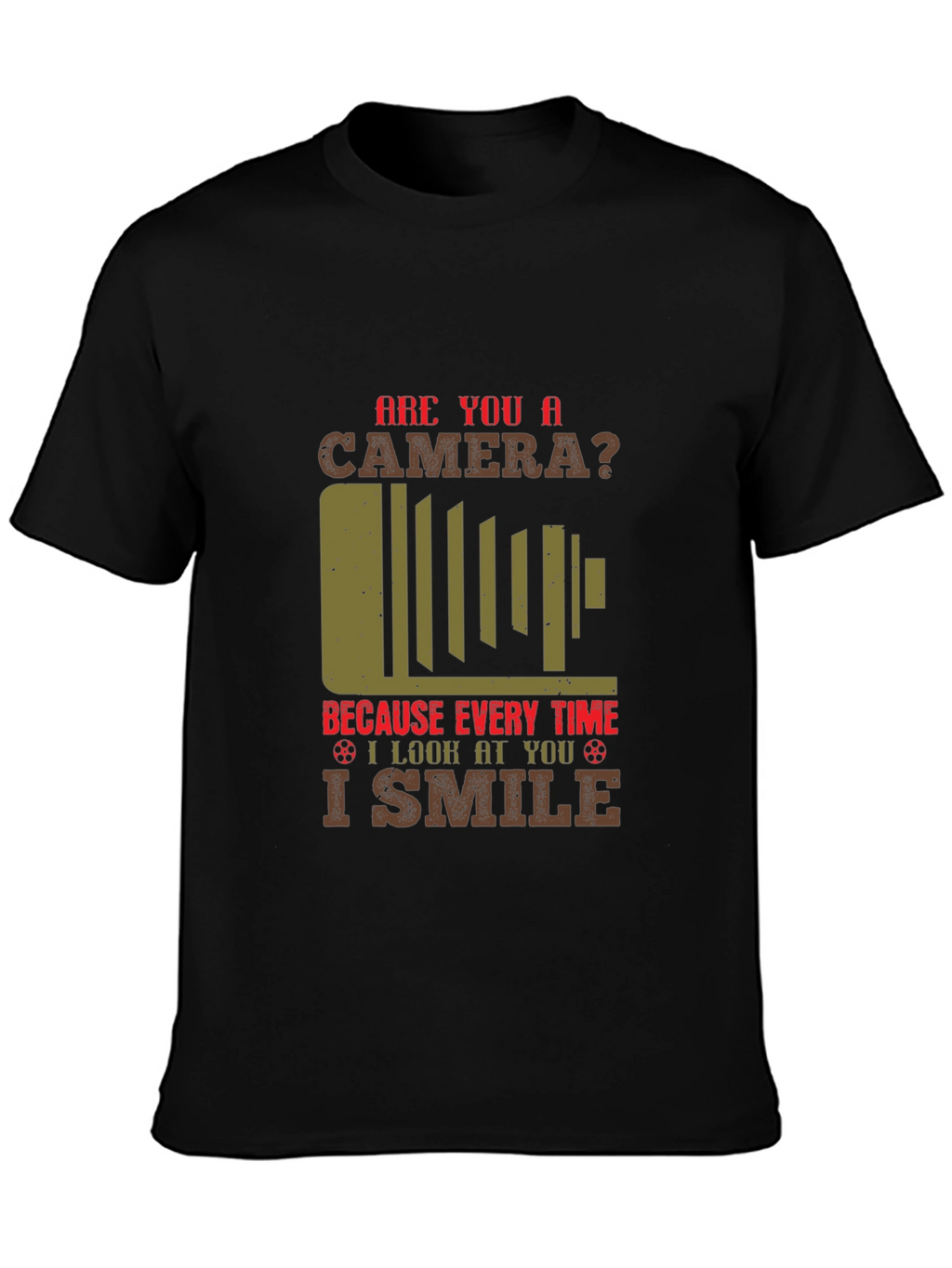 Camera Humor Graphic T-Shirt