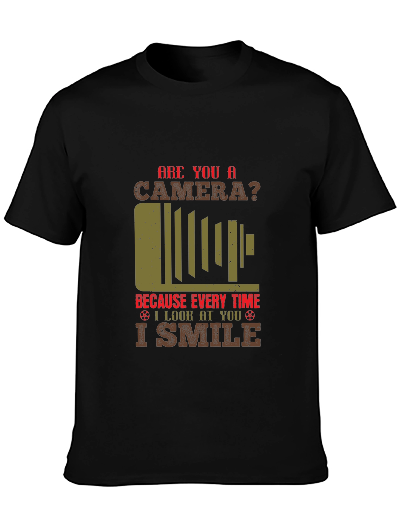 Camera Humor Graphic T-Shirt