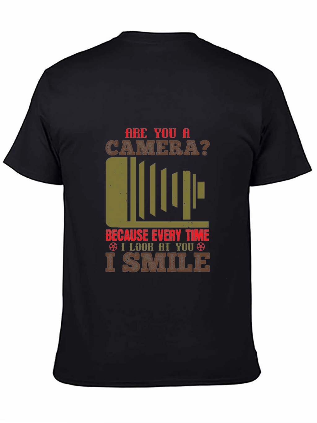 Camera Humor Graphic T-Shirt