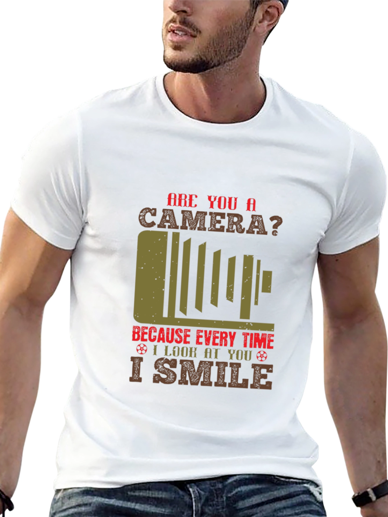 Camera Humor Graphic T-Shirt