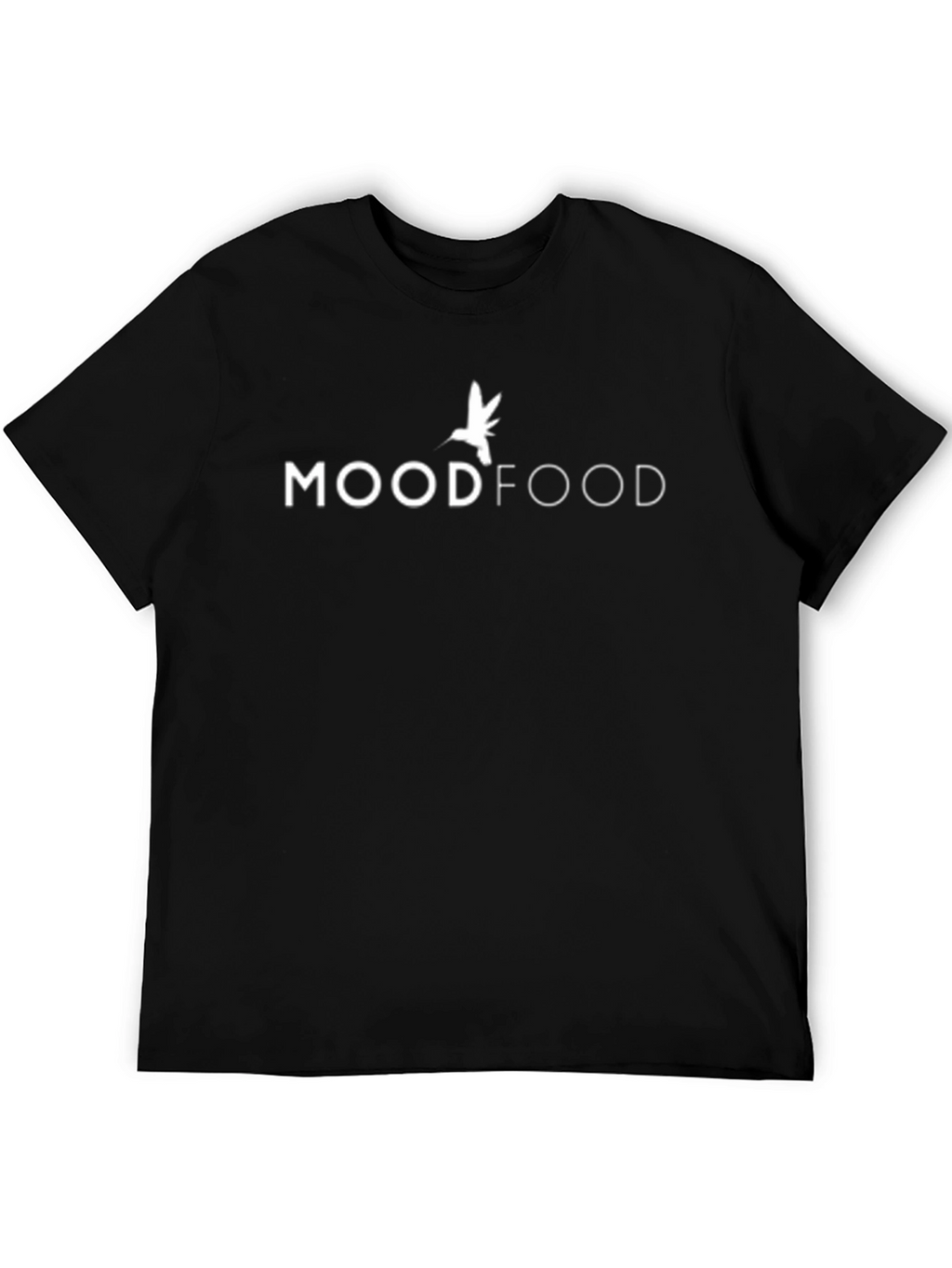 Mood Food Graphic Tee - Black Casual T-Shirt