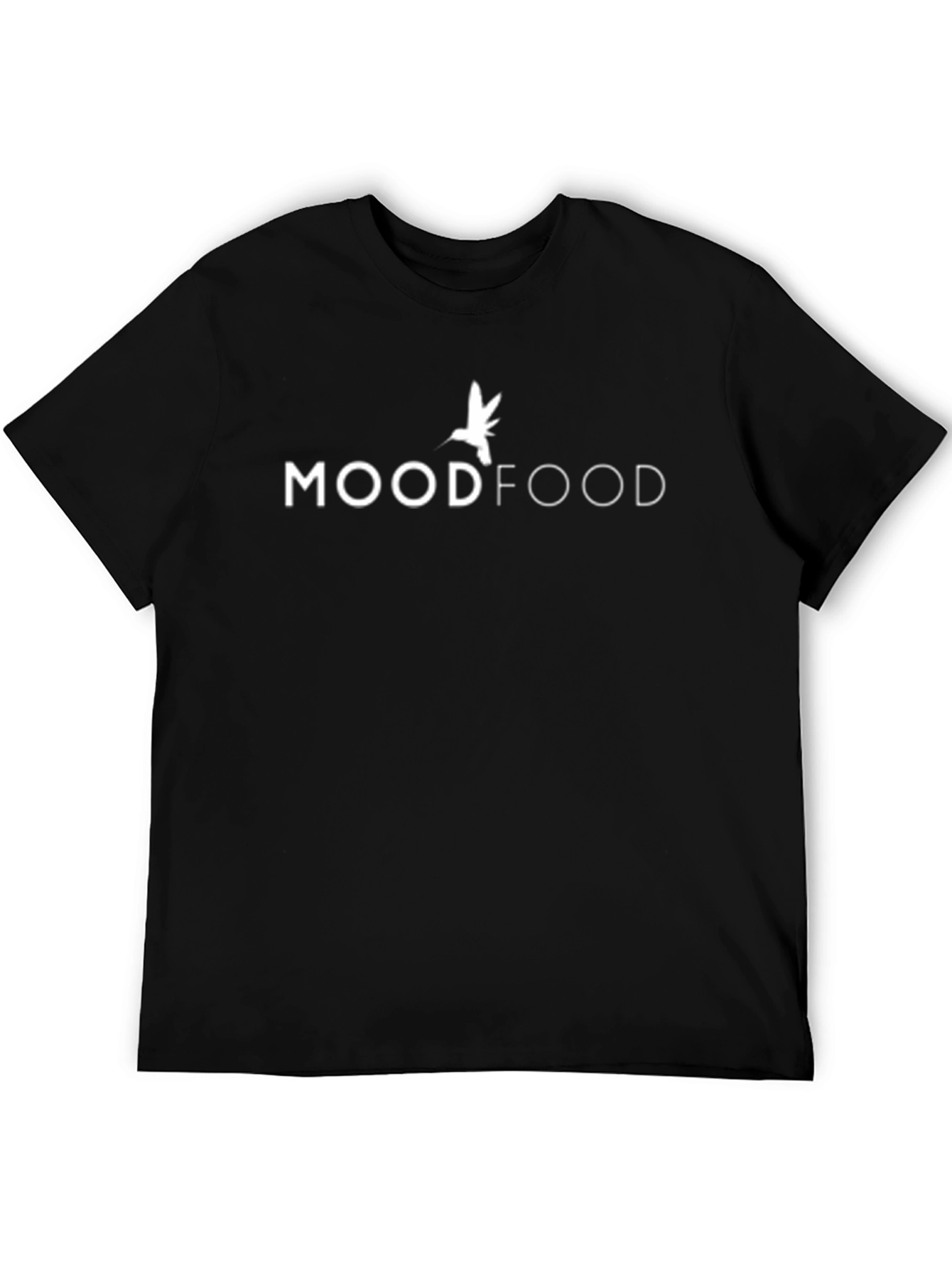Mood Food Graphic Tee - Black Casual T-Shirt