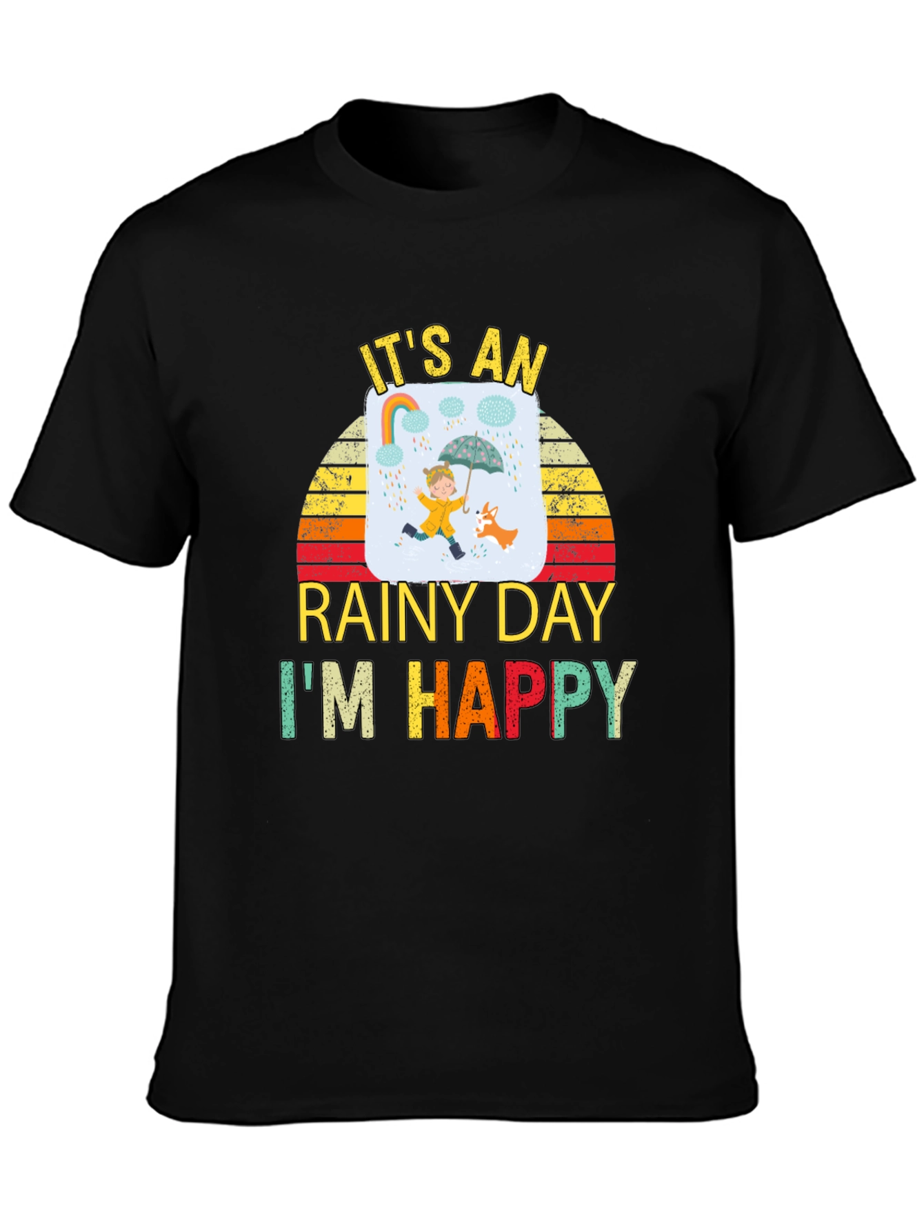 Rainy Day Happiness Graphic Tee - Unisex