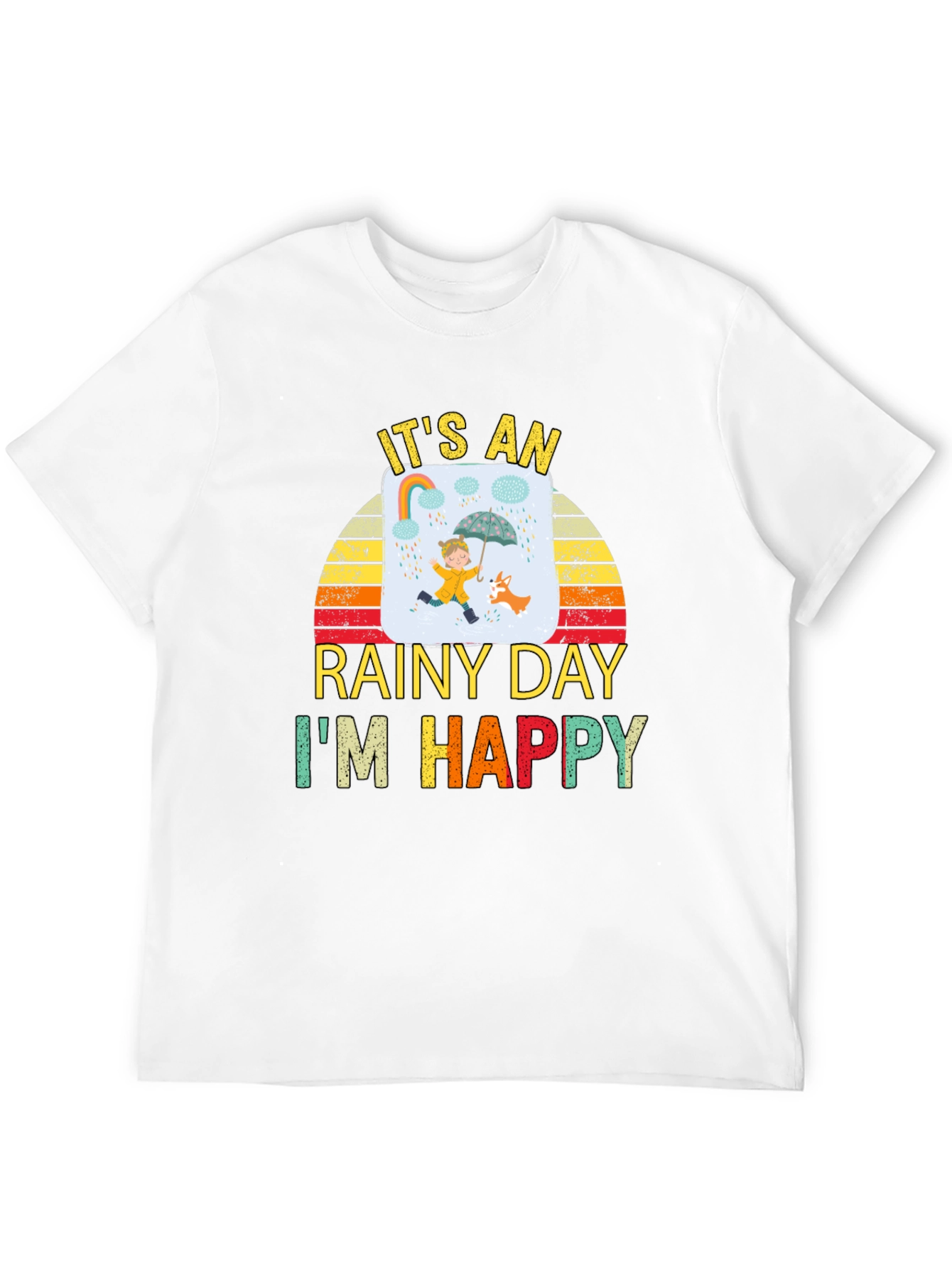 Rainy Day Happiness Graphic Tee - Unisex