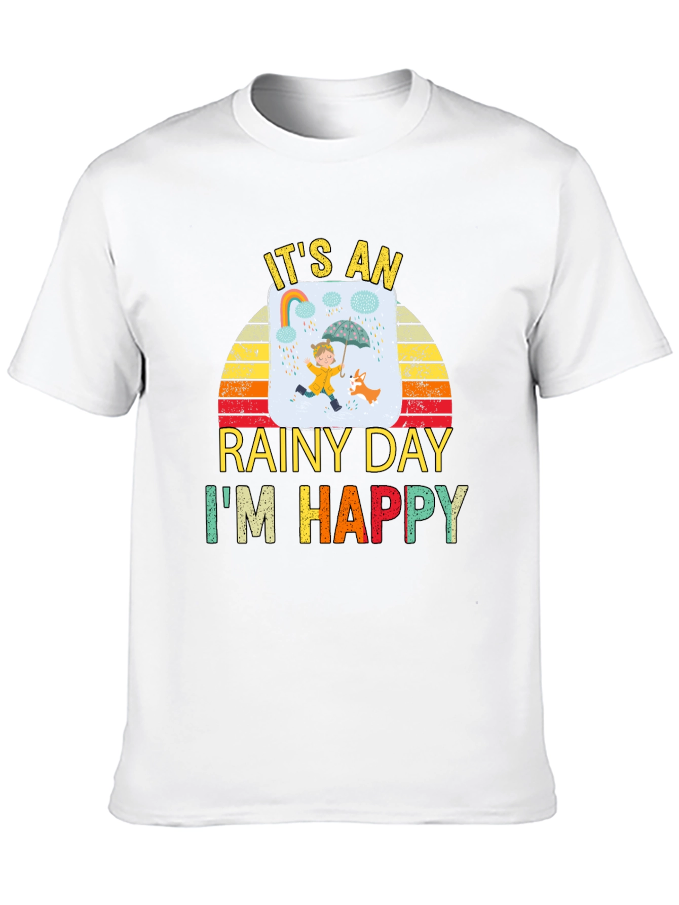 Rainy Day Happiness Graphic Tee - Unisex