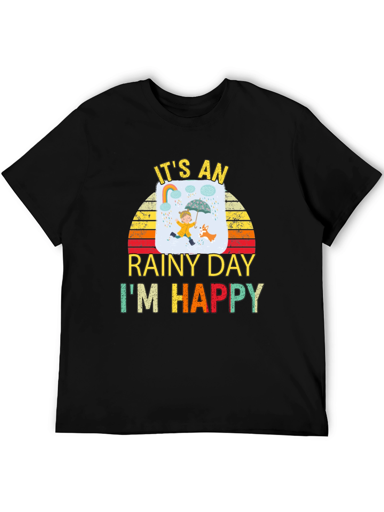 Rainy Day Happiness Graphic Tee - Unisex