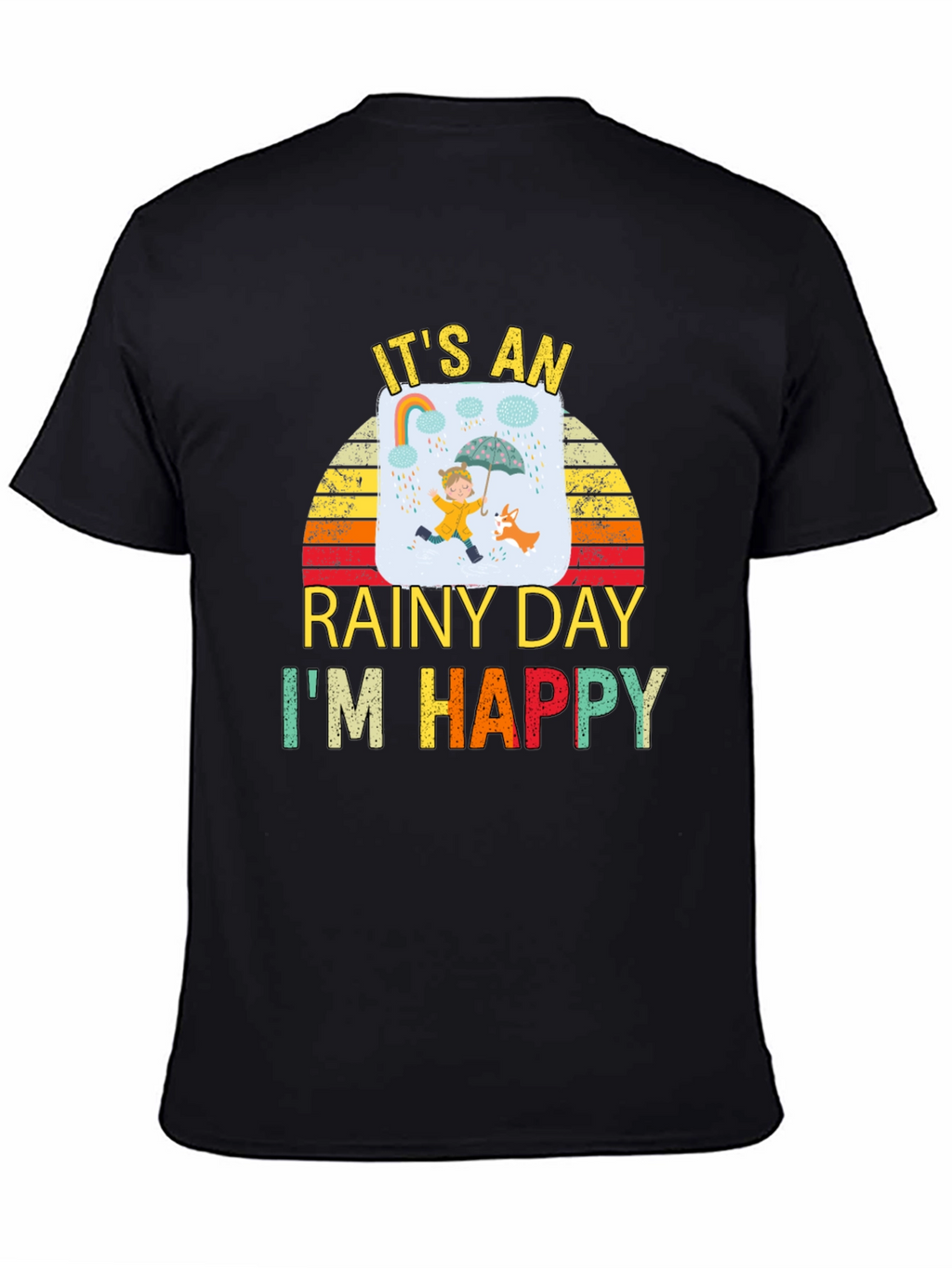 Rainy Day Happiness Graphic Tee - Unisex