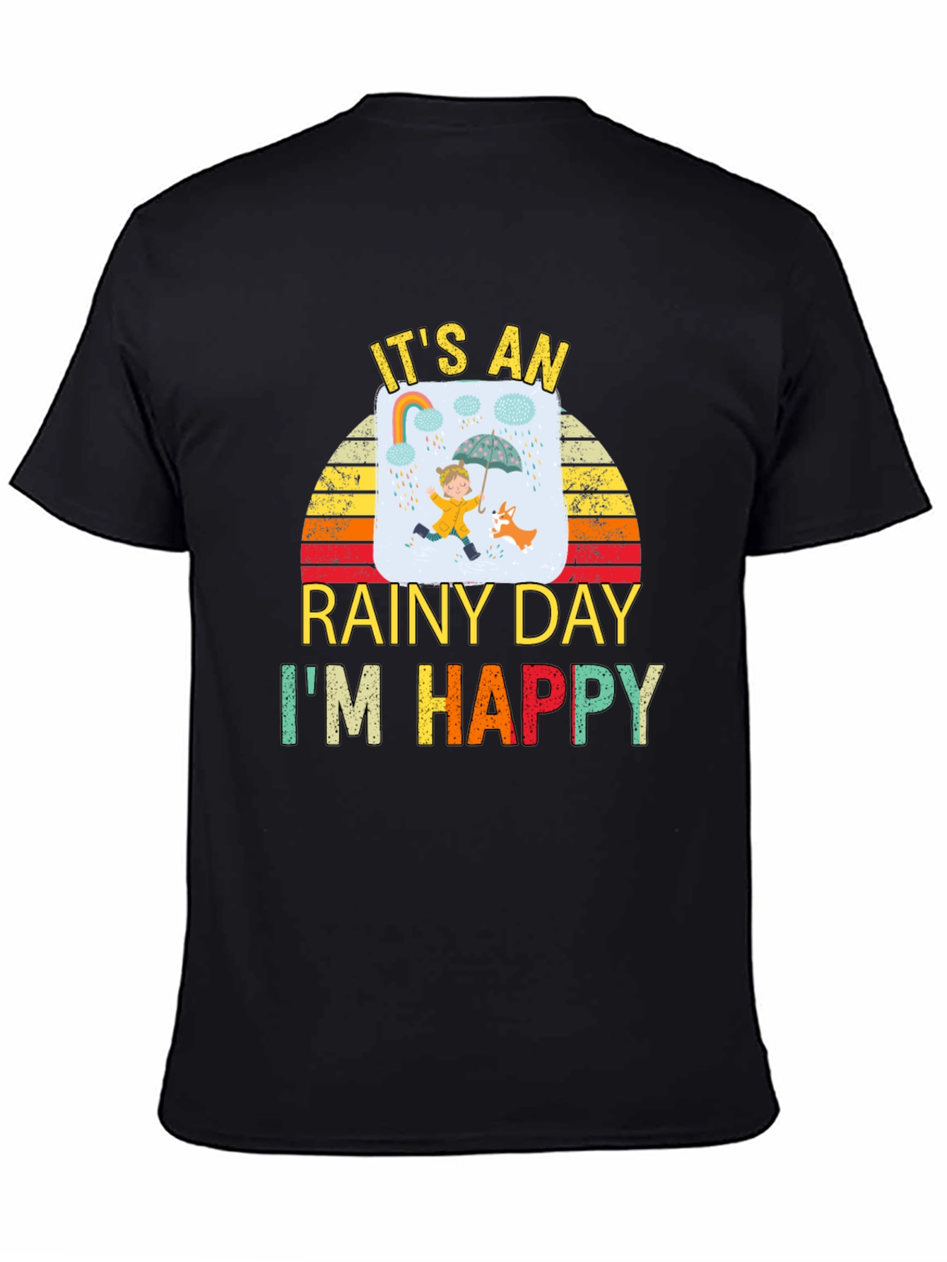 Rainy Day Happiness Graphic Tee - Unisex
