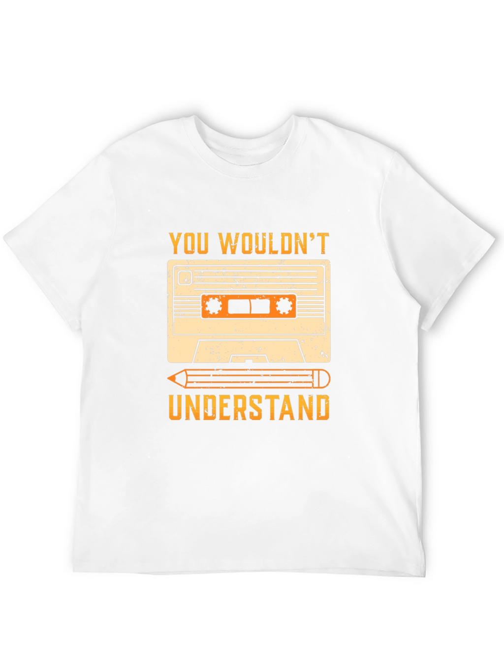 Cassette Tape & Pencil Graphic Tee