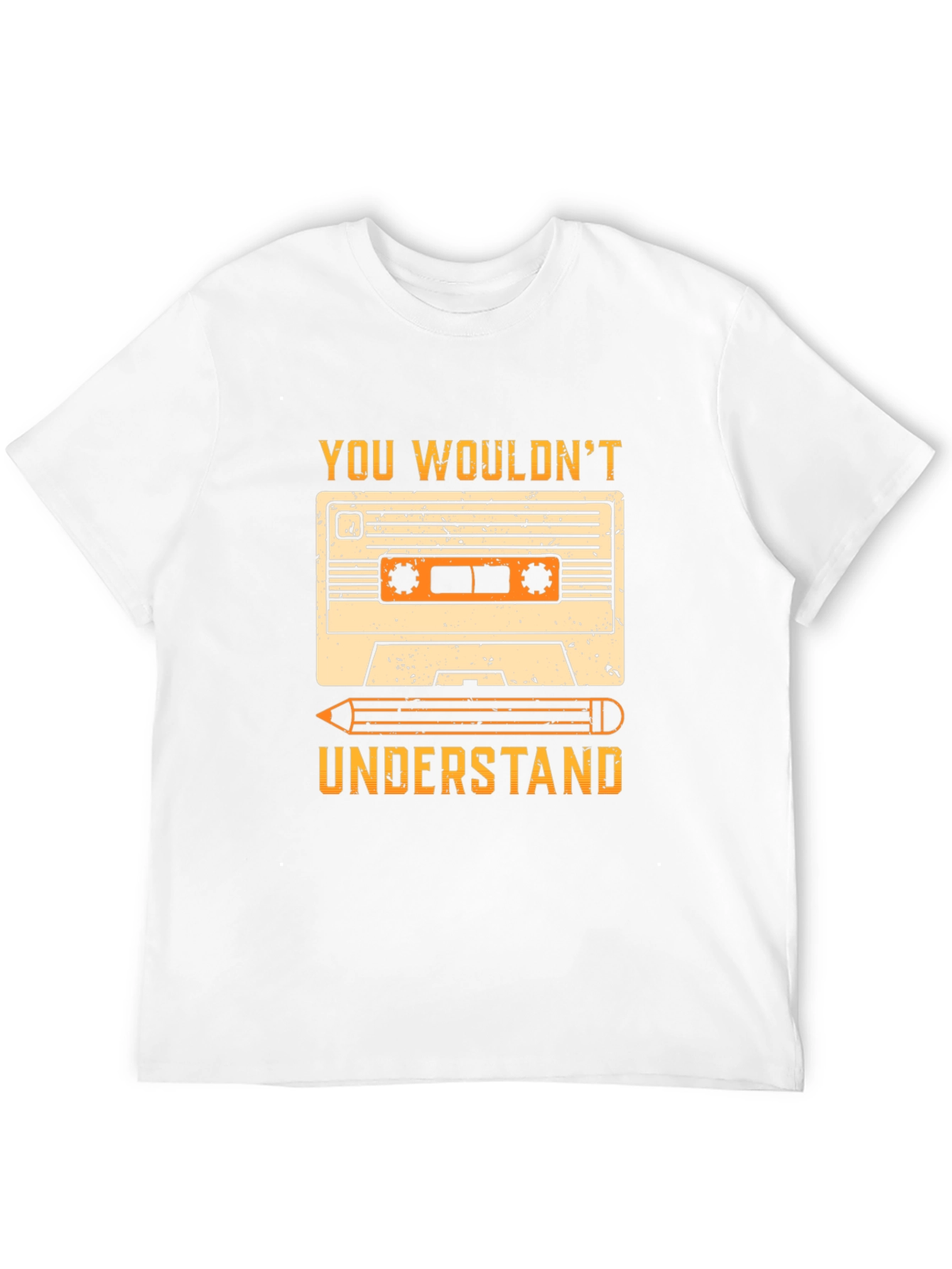 Cassette Tape & Pencil Graphic Tee