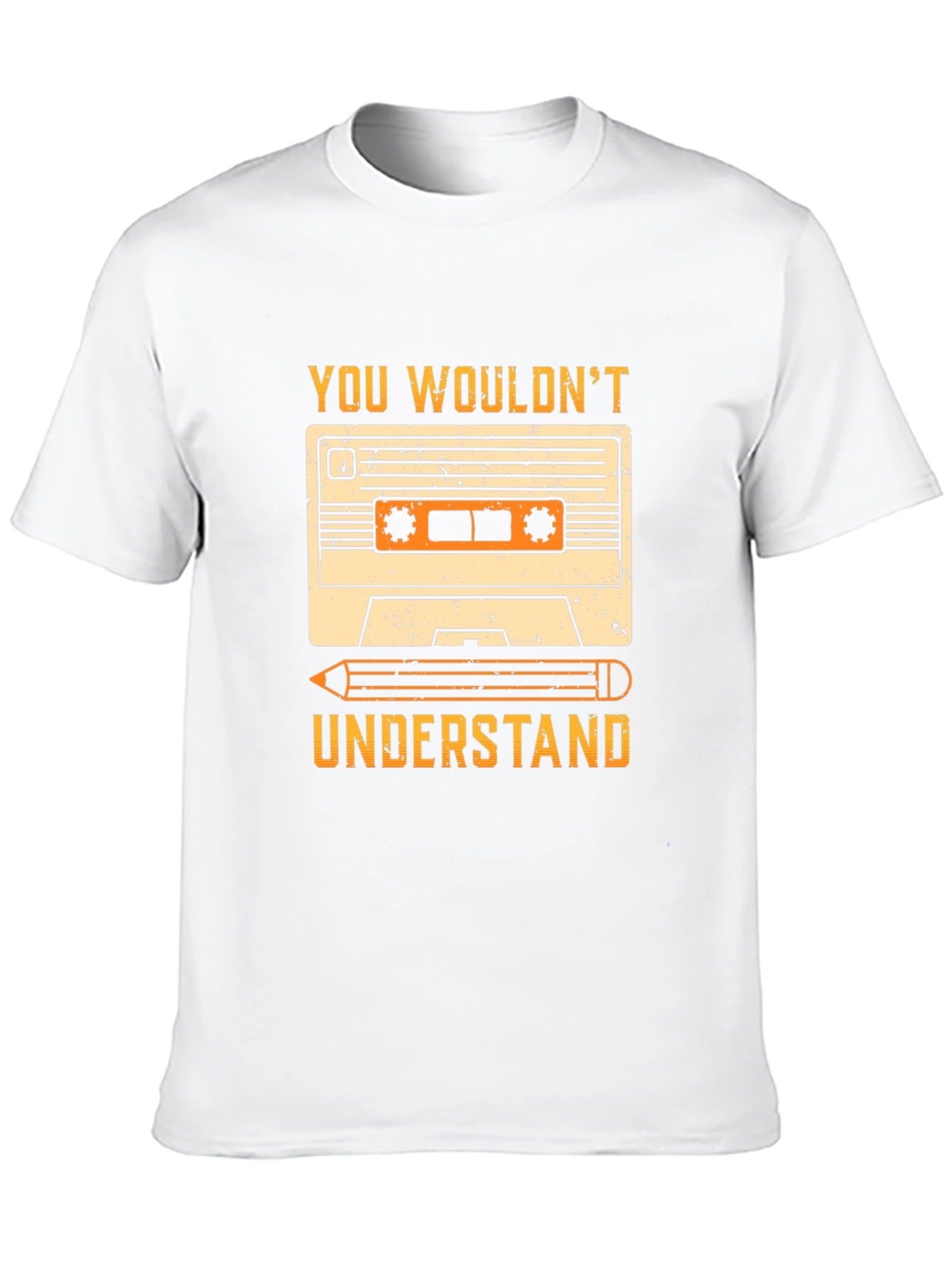 Cassette Tape & Pencil Graphic Tee