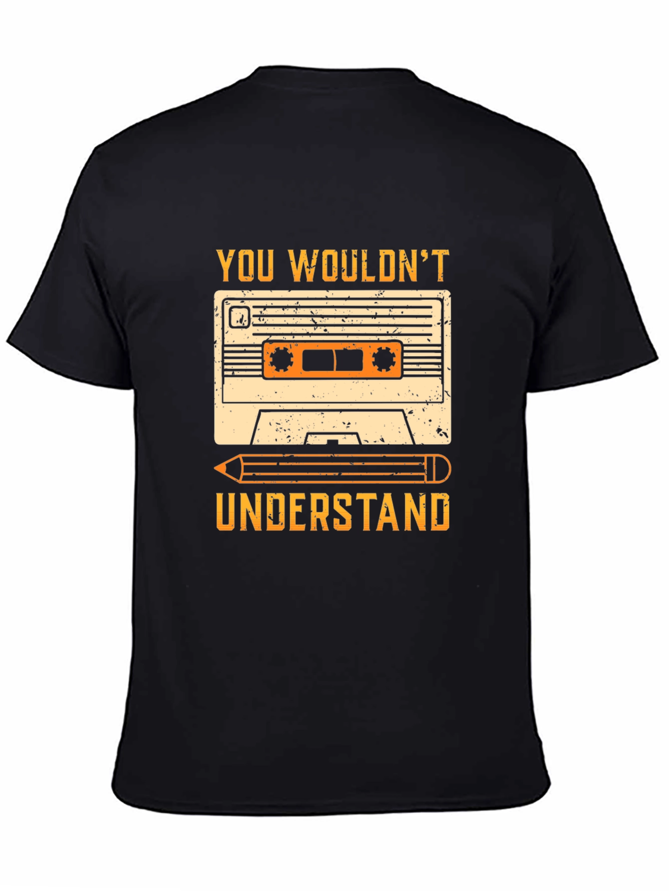 Cassette Tape & Pencil Graphic Tee