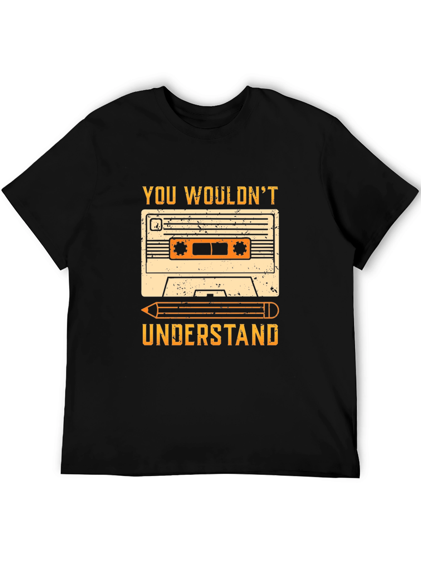 Cassette Tape & Pencil Graphic Tee