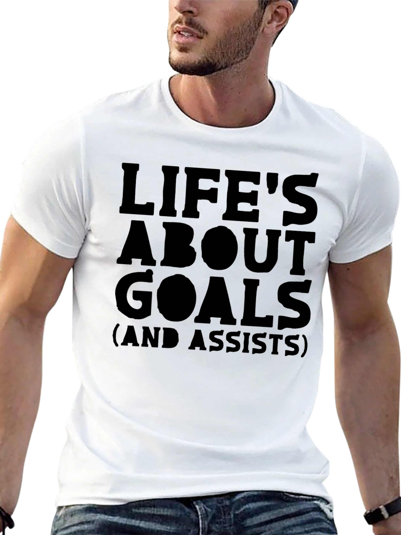 Lifes About Goals T-Shirt - Funny Soccer Tee