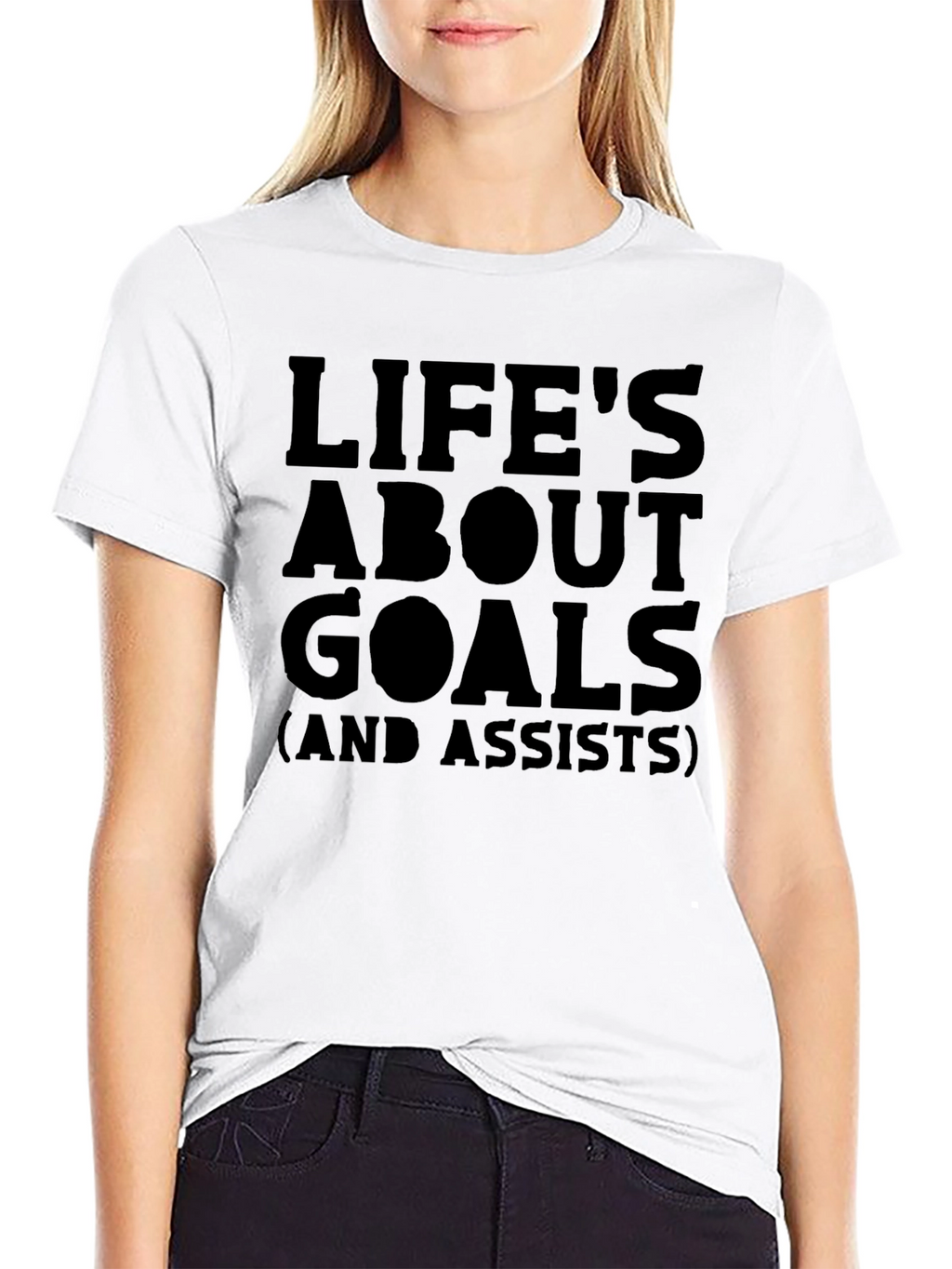 Lifes About Goals T-Shirt - Funny Soccer Tee