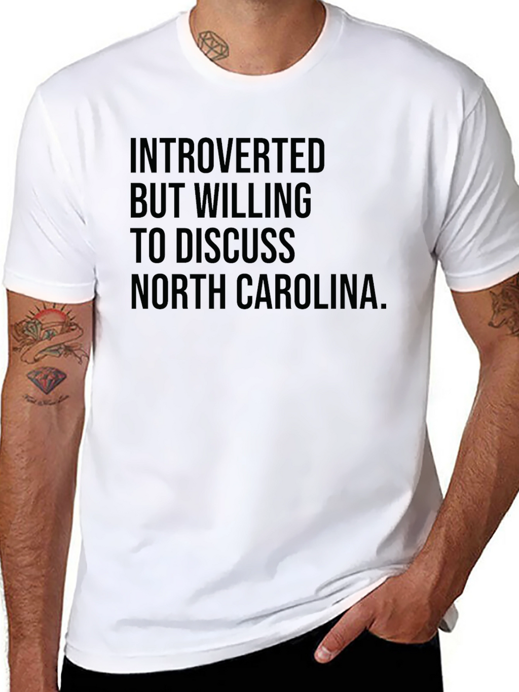 Introverted North Carolina Graphic Tee