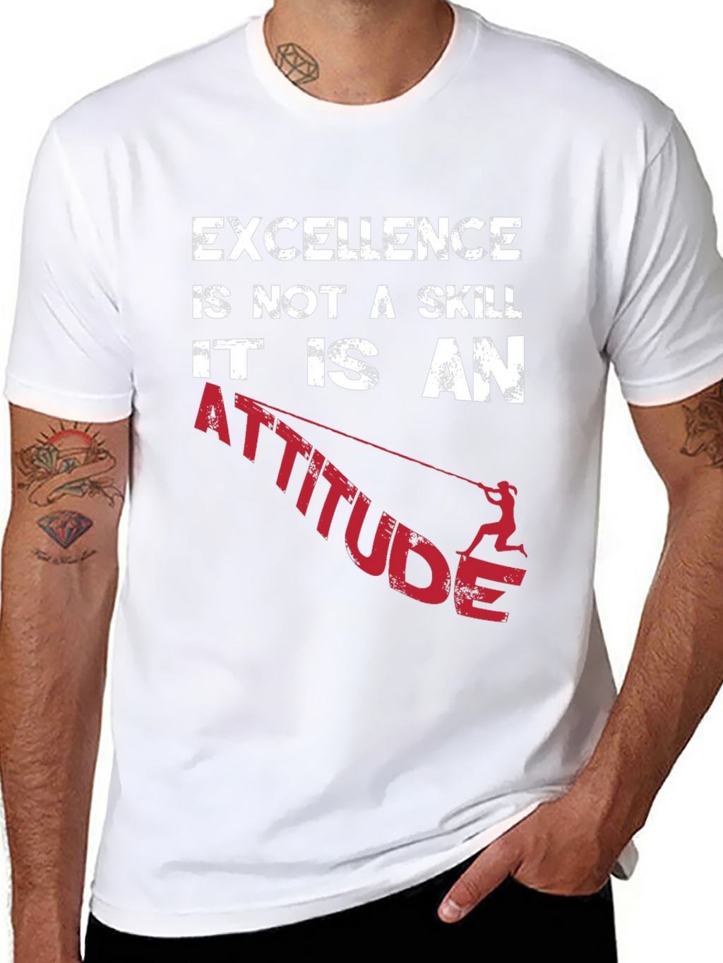 Excellence is an Attitude Graphic T-Shirt