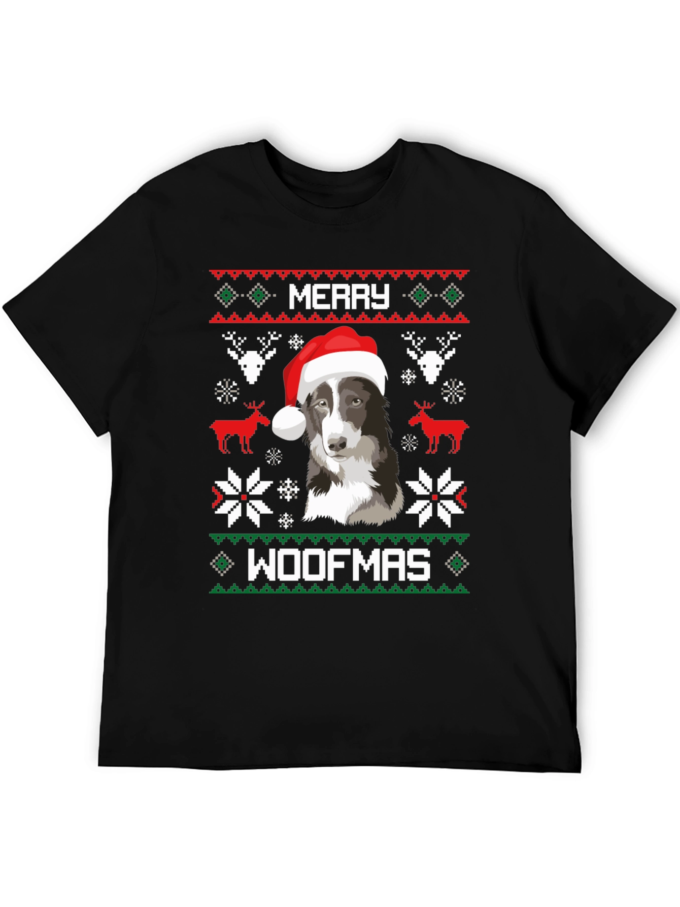 Merry Woofmas Dog Christmas T-Shirt