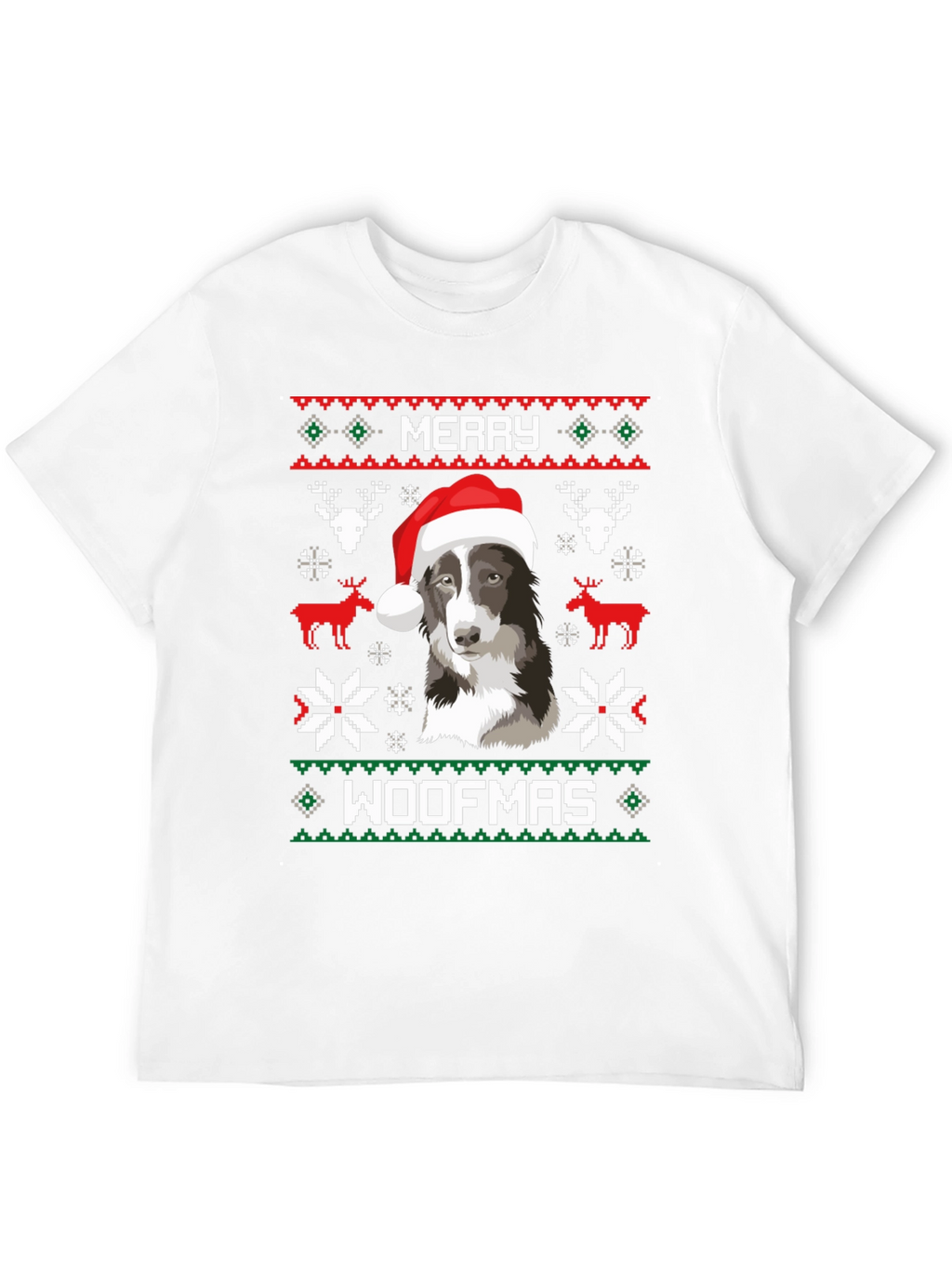 Merry Woofmas Dog Christmas T-Shirt