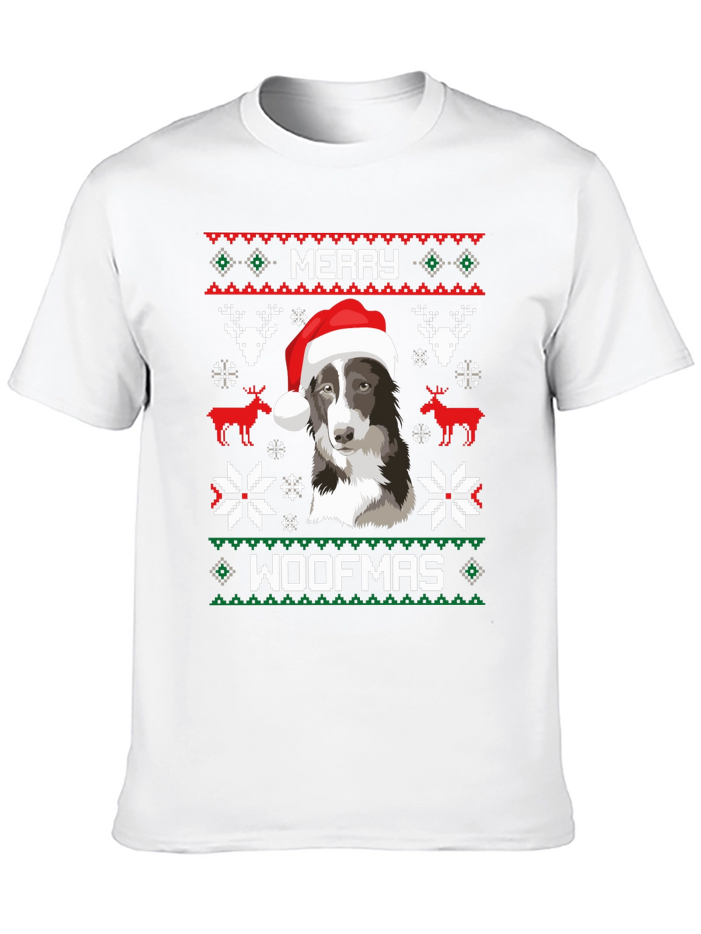 Merry Woofmas Dog Christmas T-Shirt