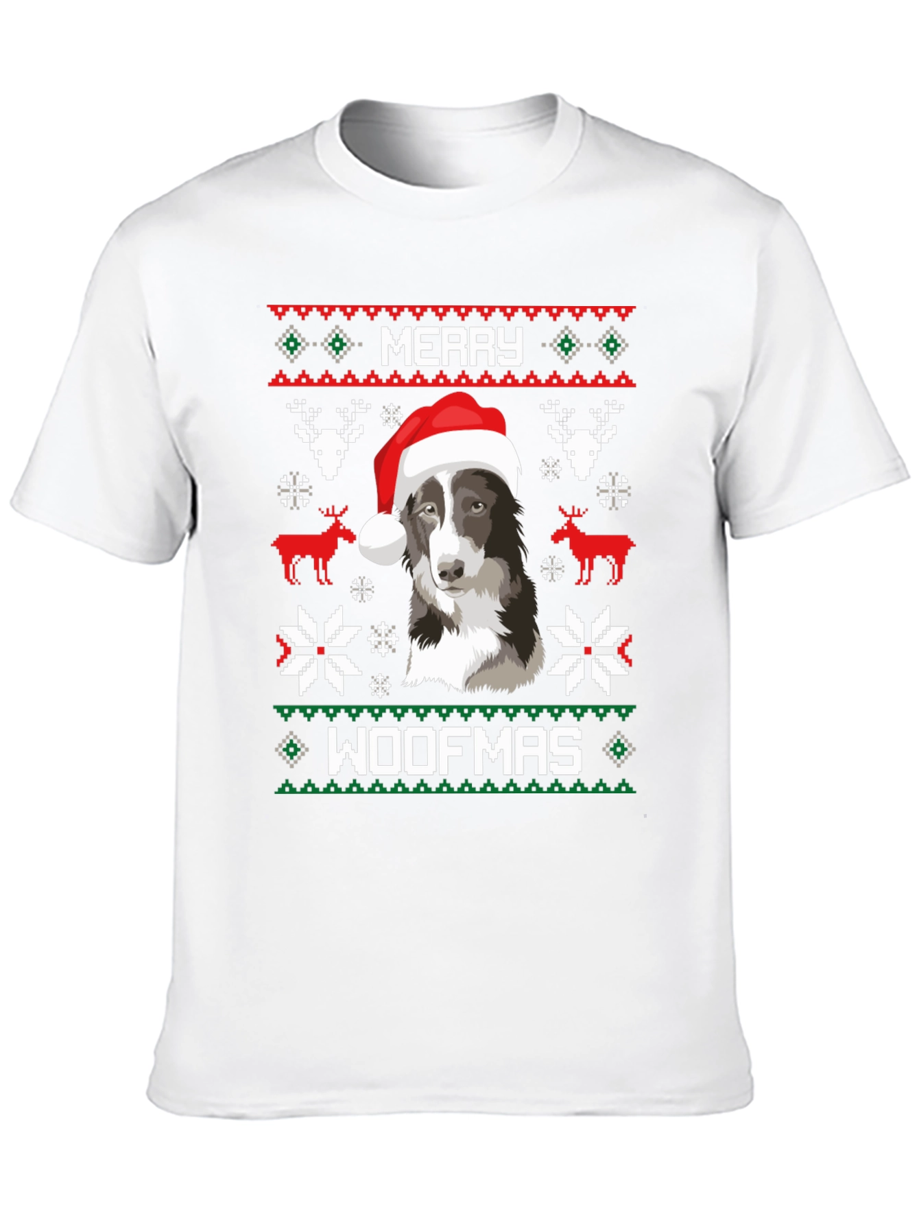 Merry Woofmas Dog Christmas T-Shirt