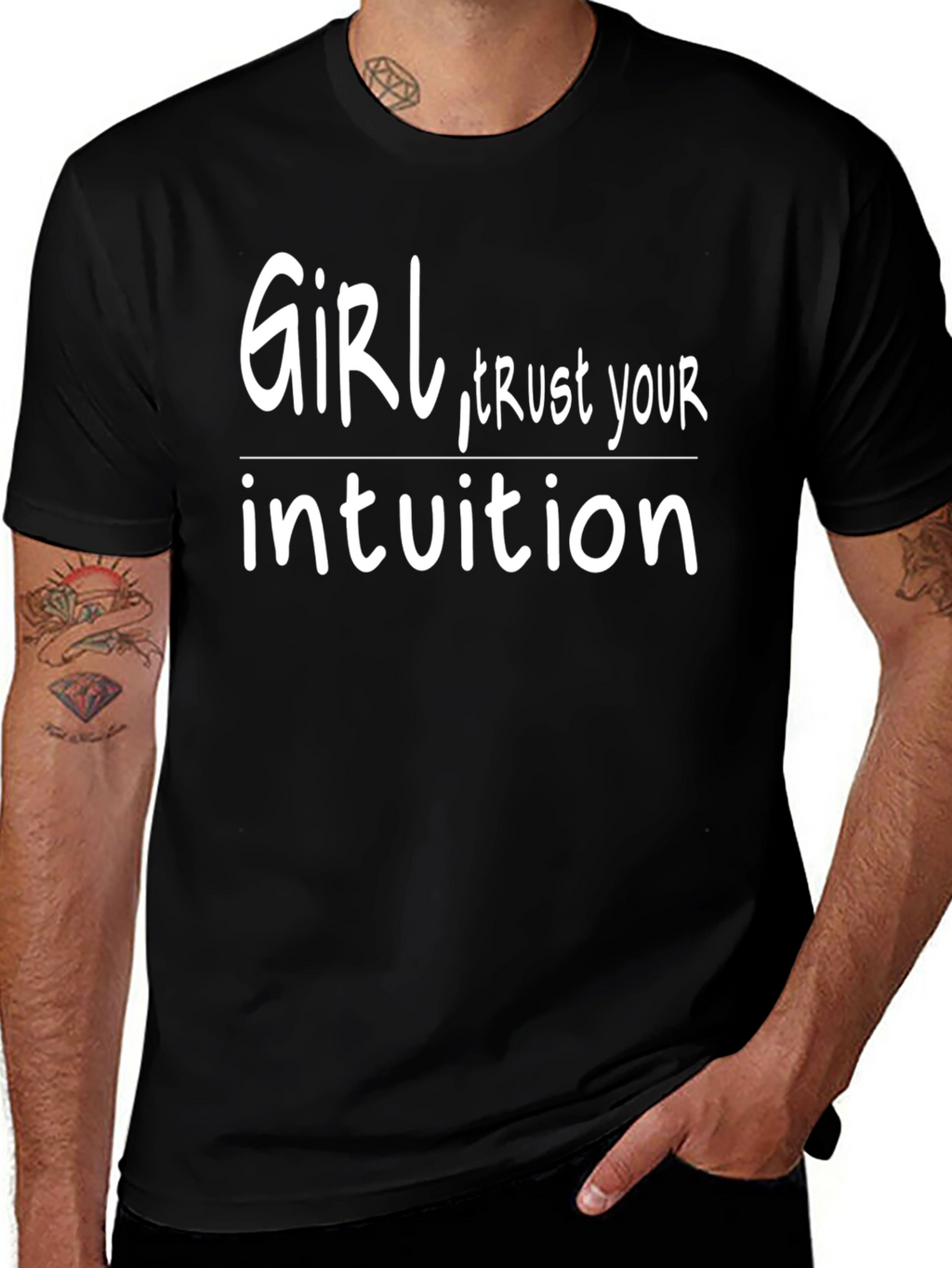 Girl Trust Your Intuition Graphic Tee