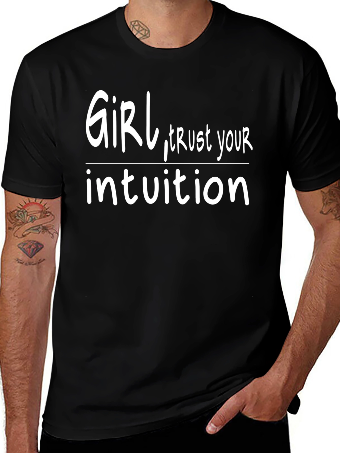 Girl Trust Your Intuition Graphic Tee